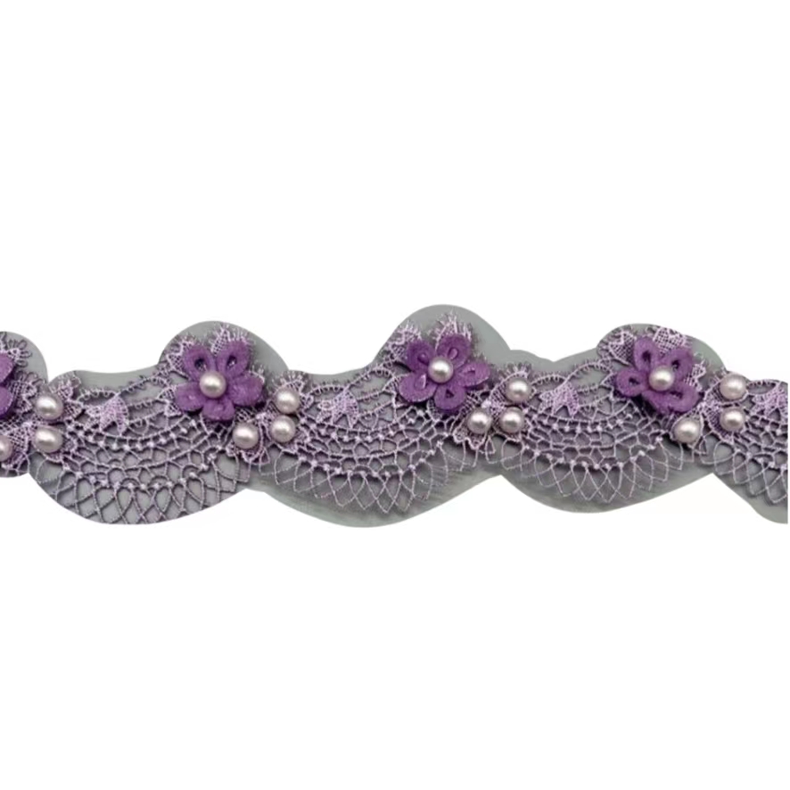 Factory direct sales of lace, double-flowered mesh fabric, embroidered collar flowers, water-soluble lace, black and white wings, clothing accessories, embroidered lace, exquisite water-soluble polyester filament, nail beads, velvet pieces, small flower embroidery, handcrafted lace, women's clothing, children's clothing, wedding dresses and Windows Item Picture