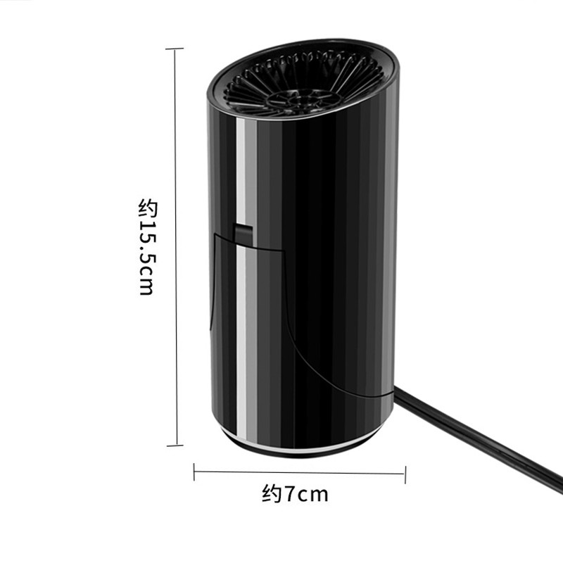 Car suction cup warm air blower 12v high-power defogging and defrosting device, car heating heater, car warm air blower, Qiwei Car Decoration QW170 Item Picture