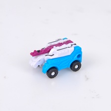 男孩变形玩具变形小车火爆蓝白色小车儿童男孩礼品批发。