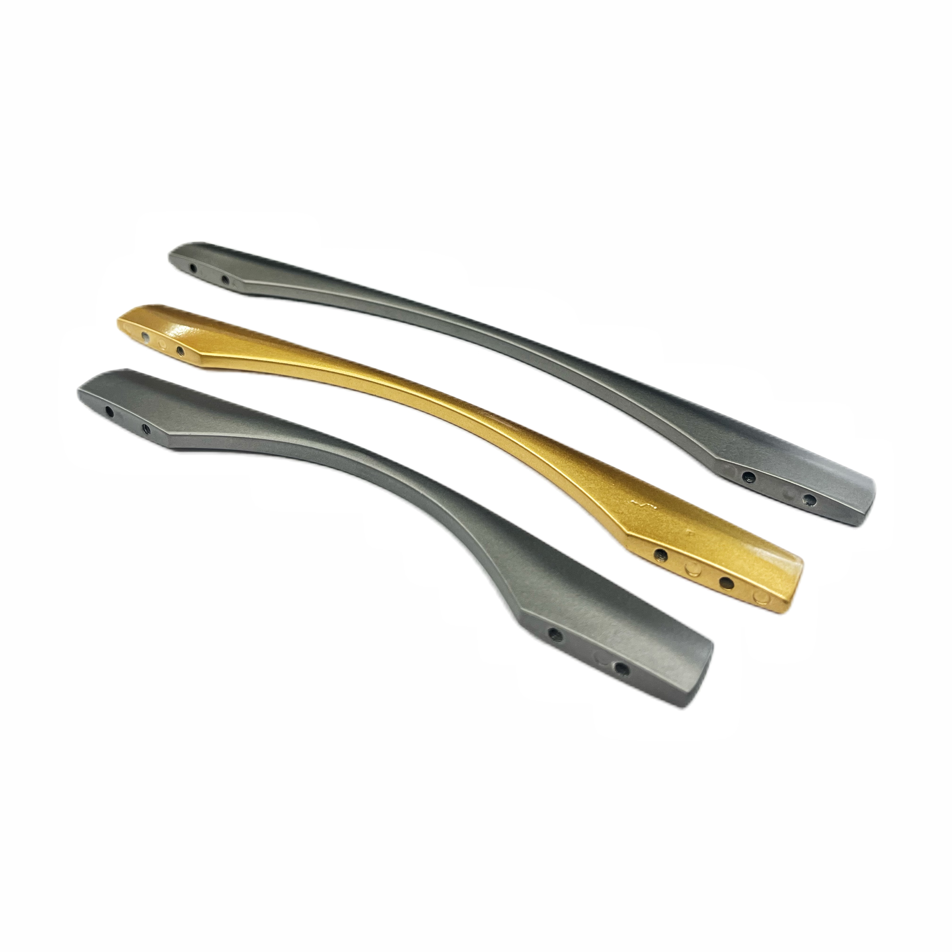 Shuzan 304 stainless steel handles, other universal hardware accessories, European, modern and simple, American wardrobe door handles, drawer cabinets, golden handles, durable and rust-proof Specification image