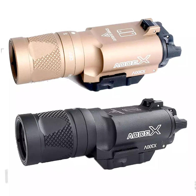 X300V high-intensity all-metal undermount 20mm clip tactical LED flashlight details Picture