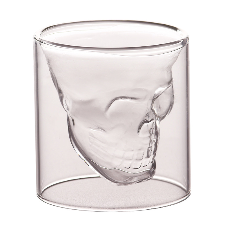Double-layered glass cups and skull cups Specification image