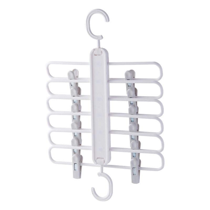 Multi-functional folding trouser stand