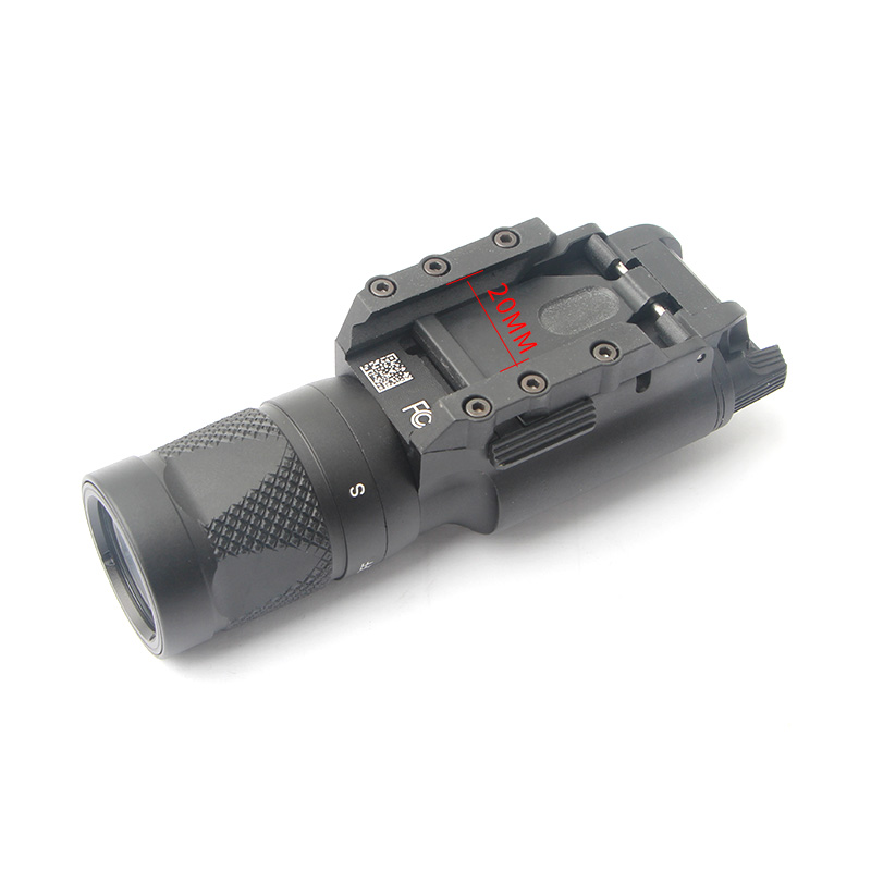 X300V high-intensity all-metal undermount 20mm clip tactical LED flashlight Specification image