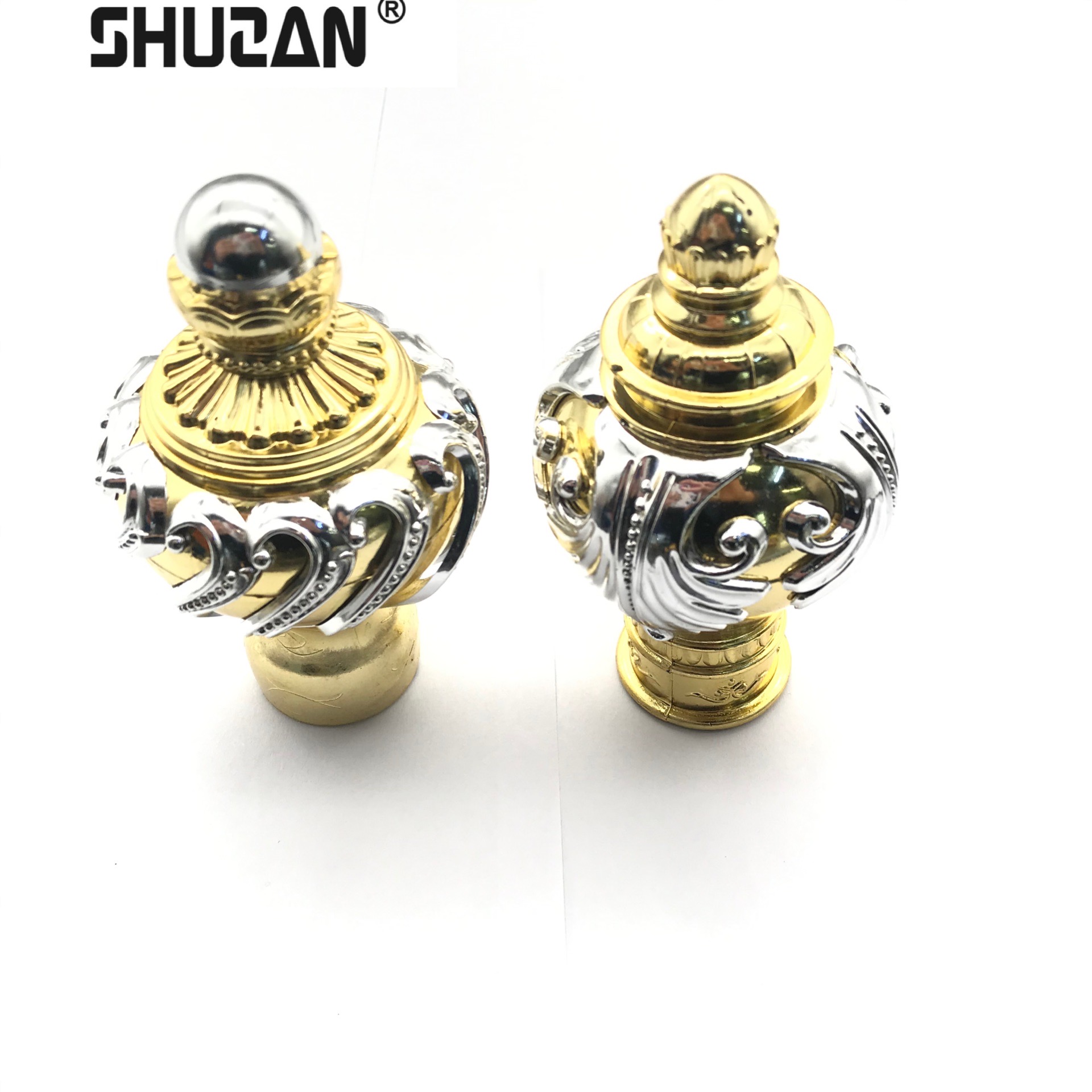 Shuzan Creative European-style curtain Roman rod Plug, retractable door curtain dry Accessories Decorative head Factory Direct Sales XX brand Type B 003 Item Picture