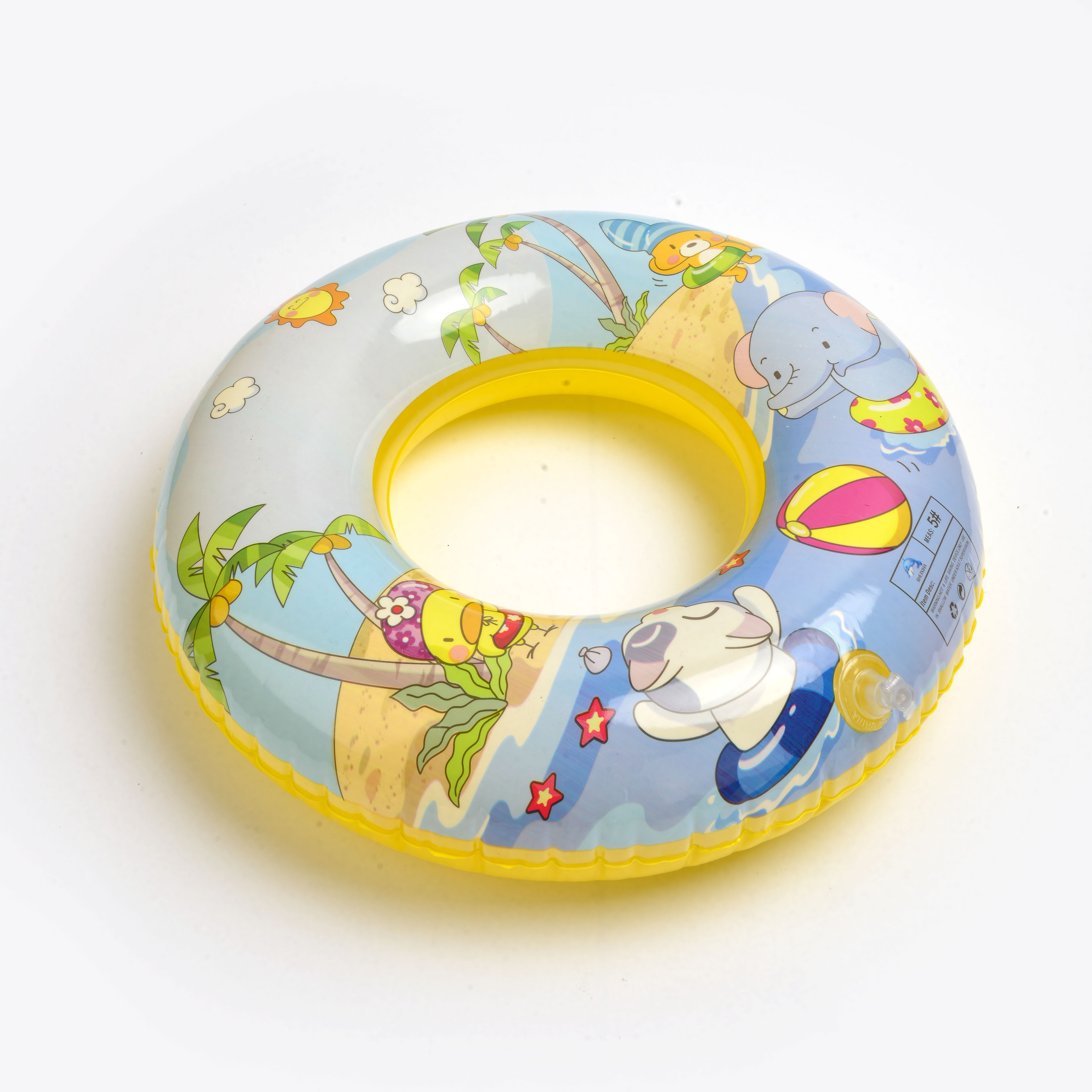 Yuan Yang Cross-border specializes in children's water-based assistive products with printed ordinary circles, ocean patterns, transparent circles, and pvc Specification image