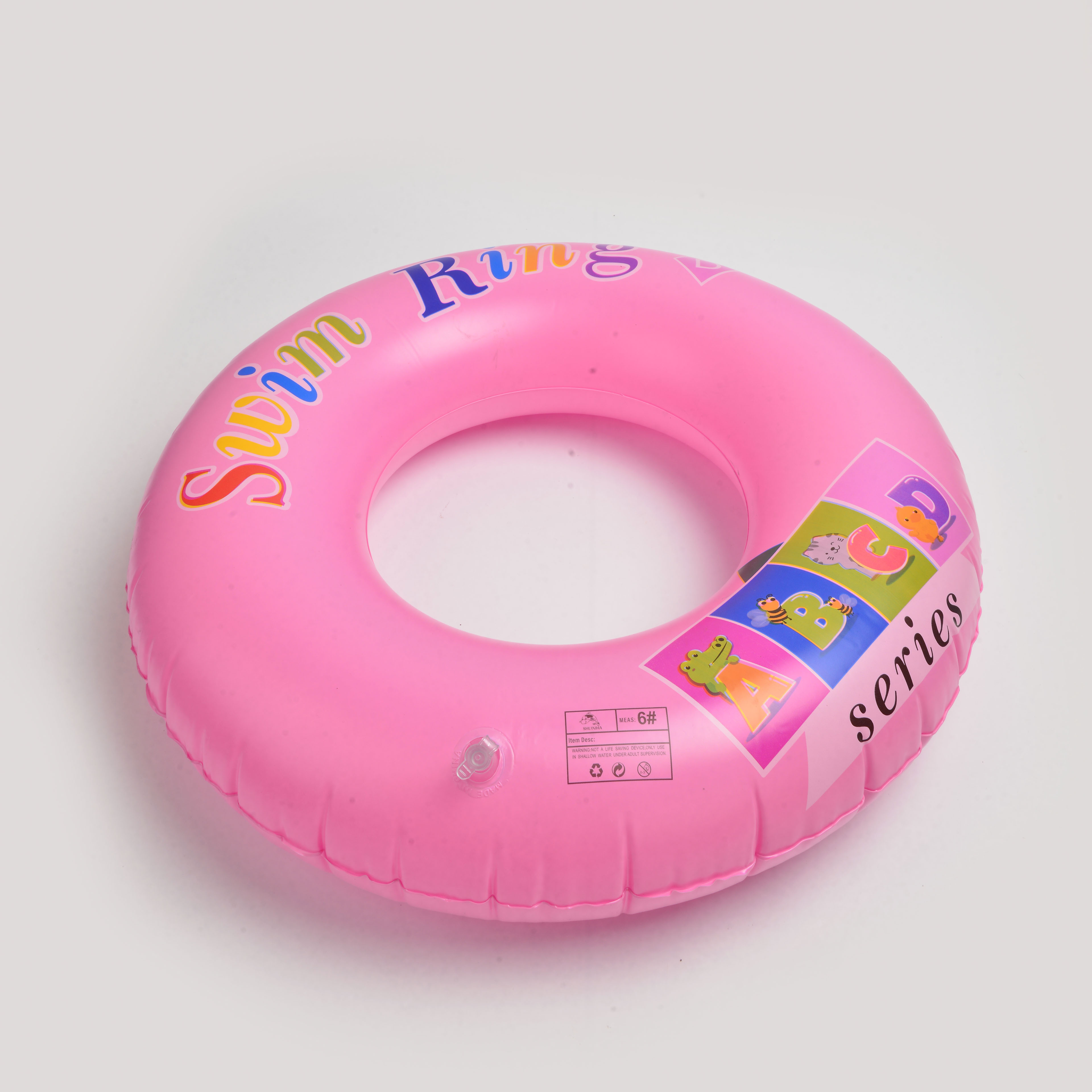 Cross-border inflatable water products, single-layer ABC swimming rings, water toys, thickened solid-color swimming rings, adult and children's swimming rings 1 Application Scenario