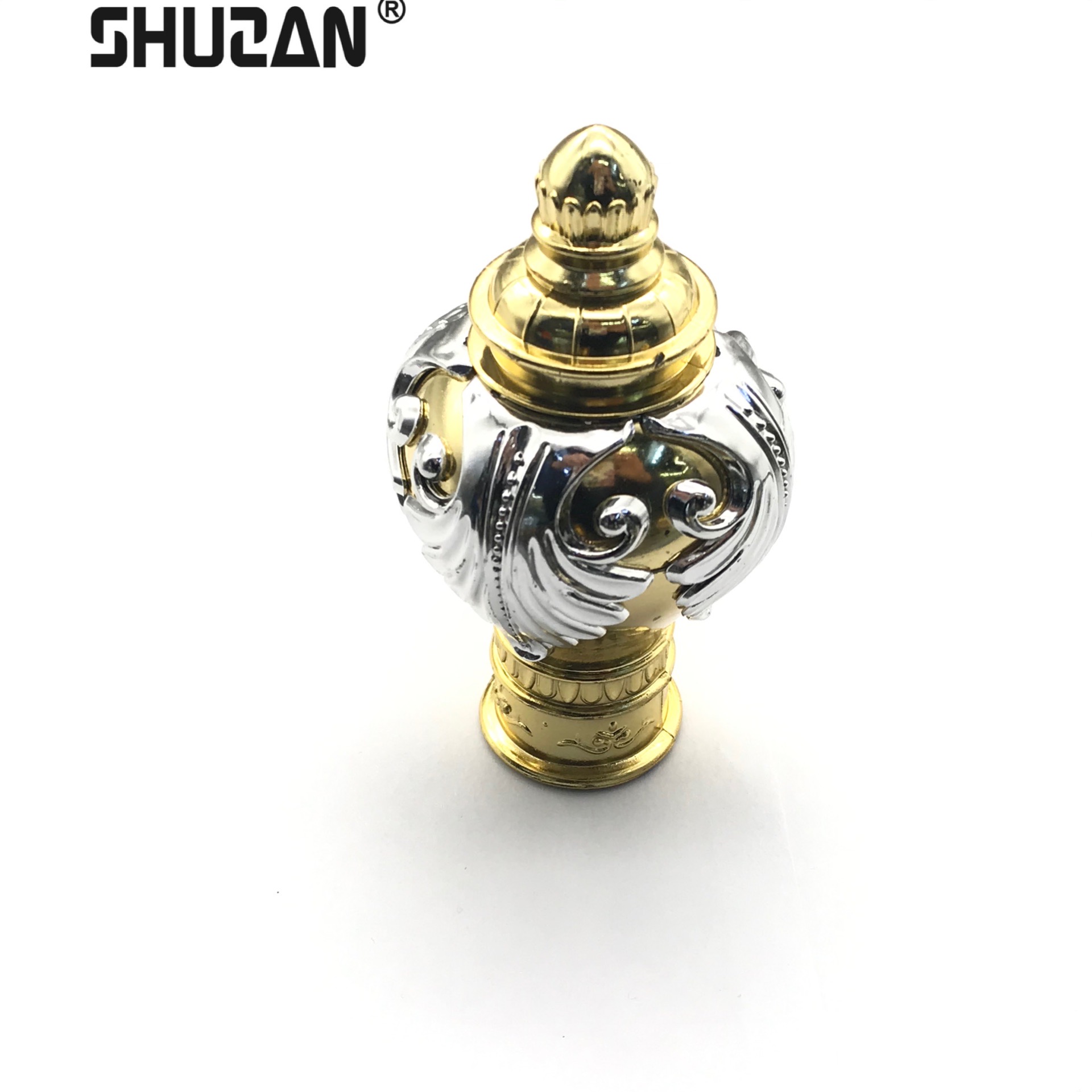 Shuzan Creative European-style curtain Roman rod Plug, retractable door curtain dry Accessories Decorative head Factory Direct Sales XX brand Type B 003 details Picture