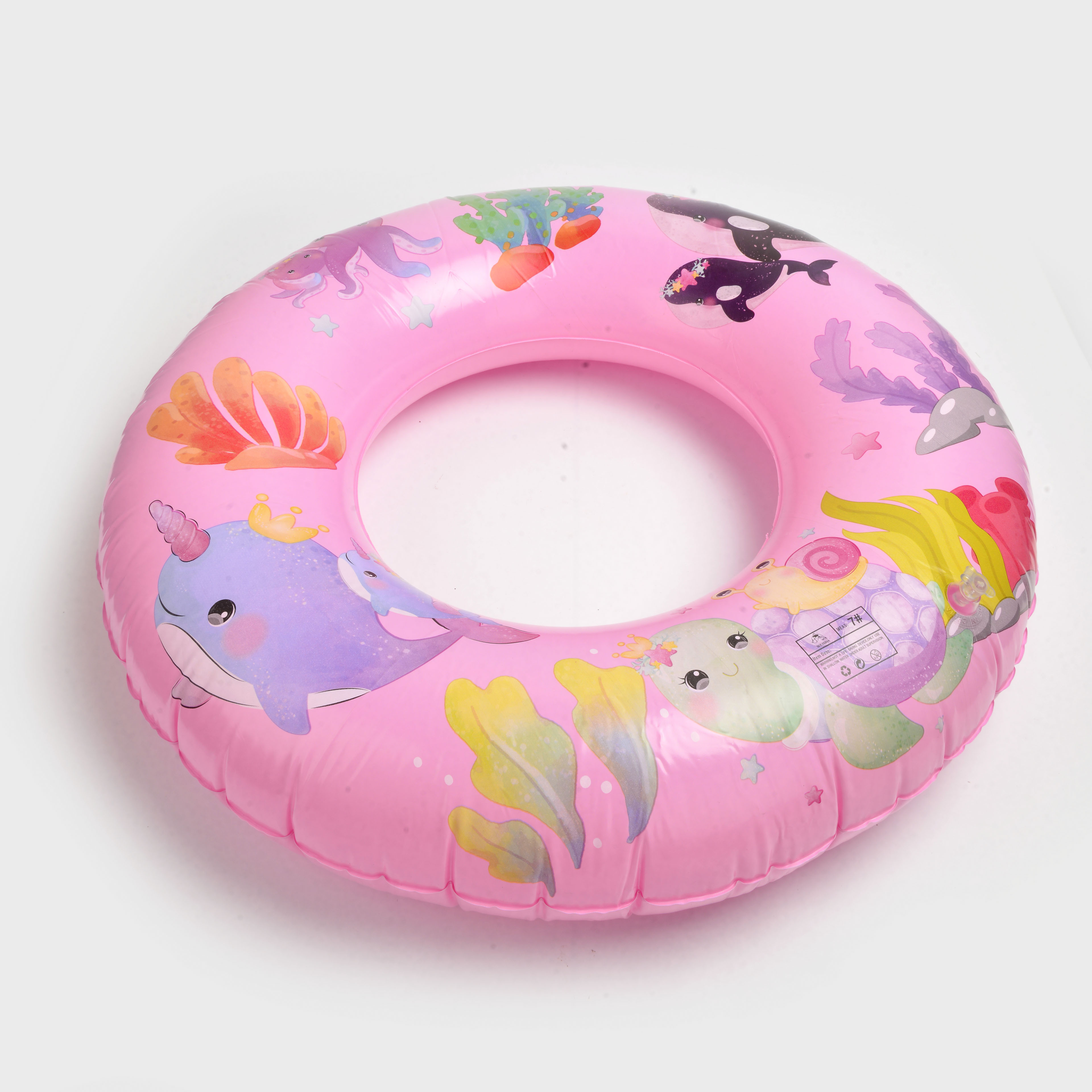 Yuan Yang Cross-border specializes in children's water-based assistive products with printed ordinary circles, ocean patterns, transparent circles, and pvc Item Picture