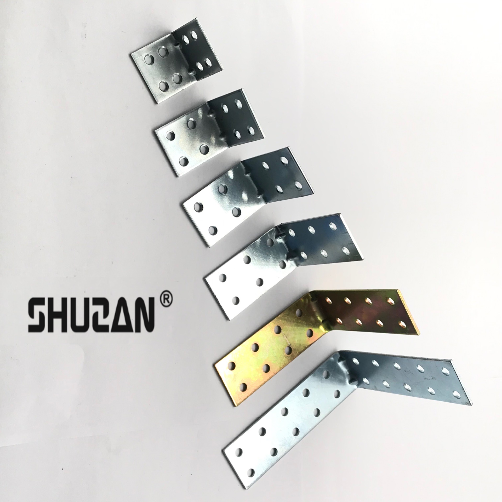 Shuzan 90-degree Angle code home reinforcement connection parts, anti-loosening lock fastening for tables, chairs and wardrobes, full-house customized Angle iron model A1, furniture accessories 003