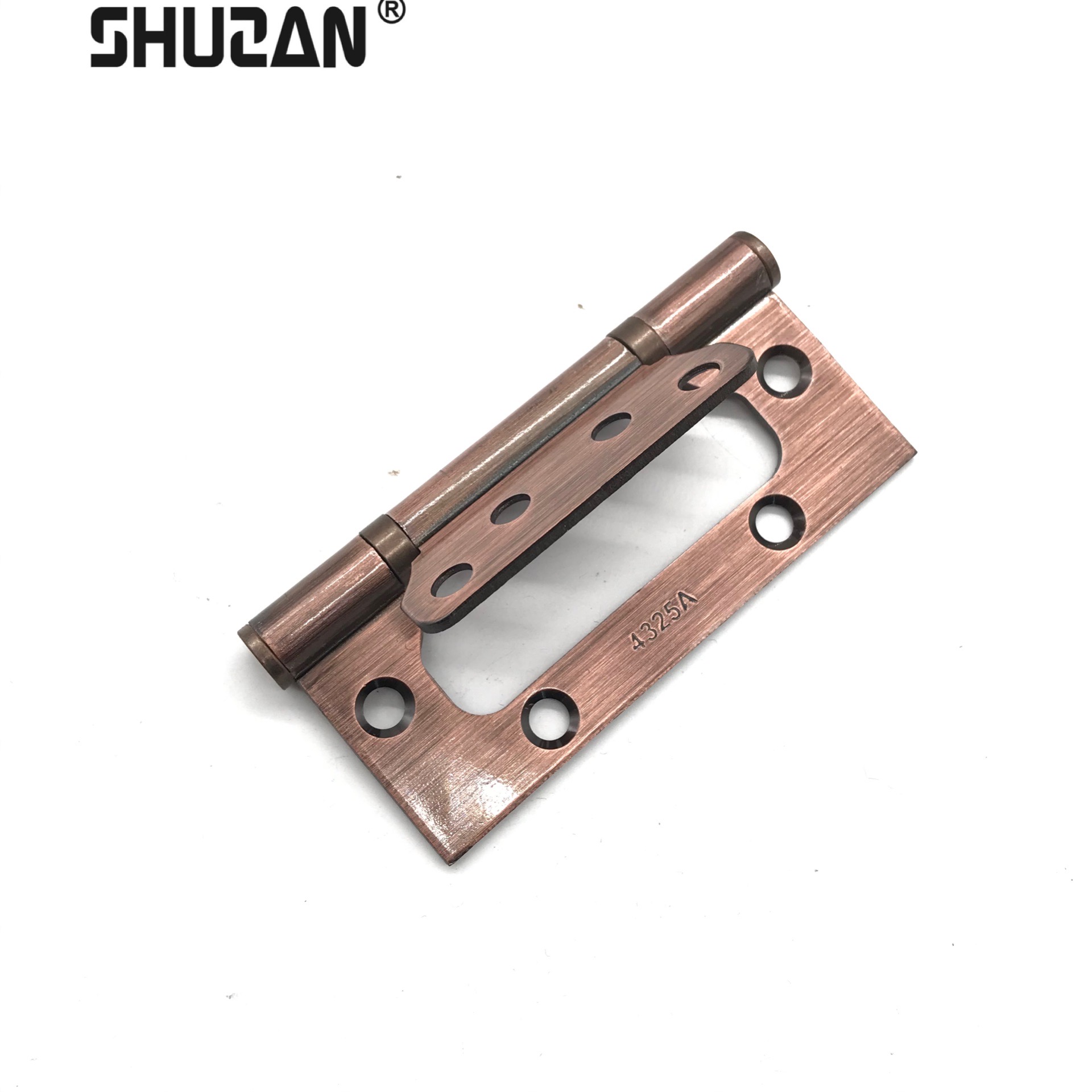 Shuzan brand bedroom wooden door, stainless steel silent mother and child hinges, hydraulic torque hinges, slot-free hinges, door and window hardware support accessories, furniture hinges, hinges 003 Specification image