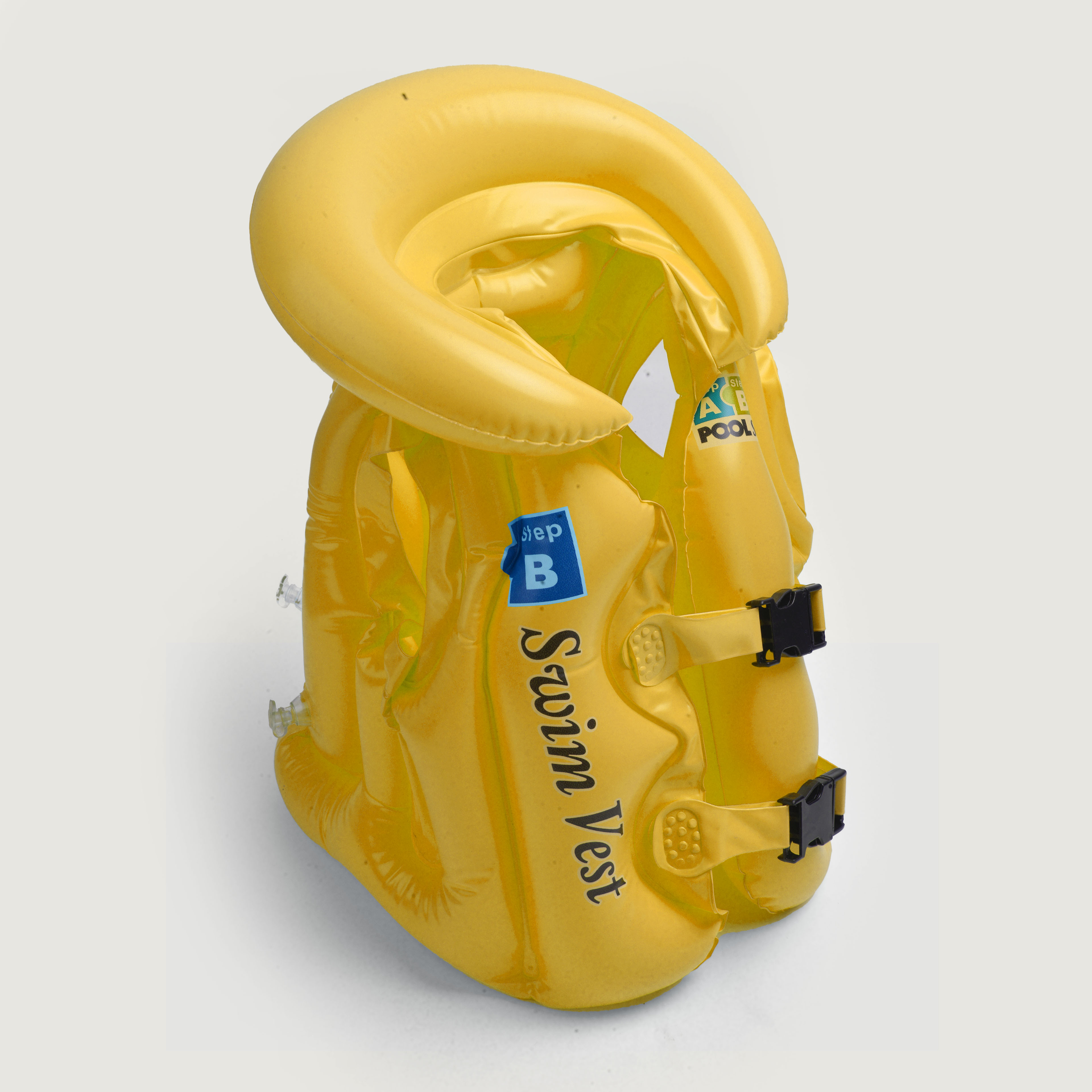 Yuanyang Cross-border exclusive inflatable children's fluorescent swimsuits, ABC buoyancy vests, swimming equipment, foreign trade children's life jackets, pvc Application Scenario