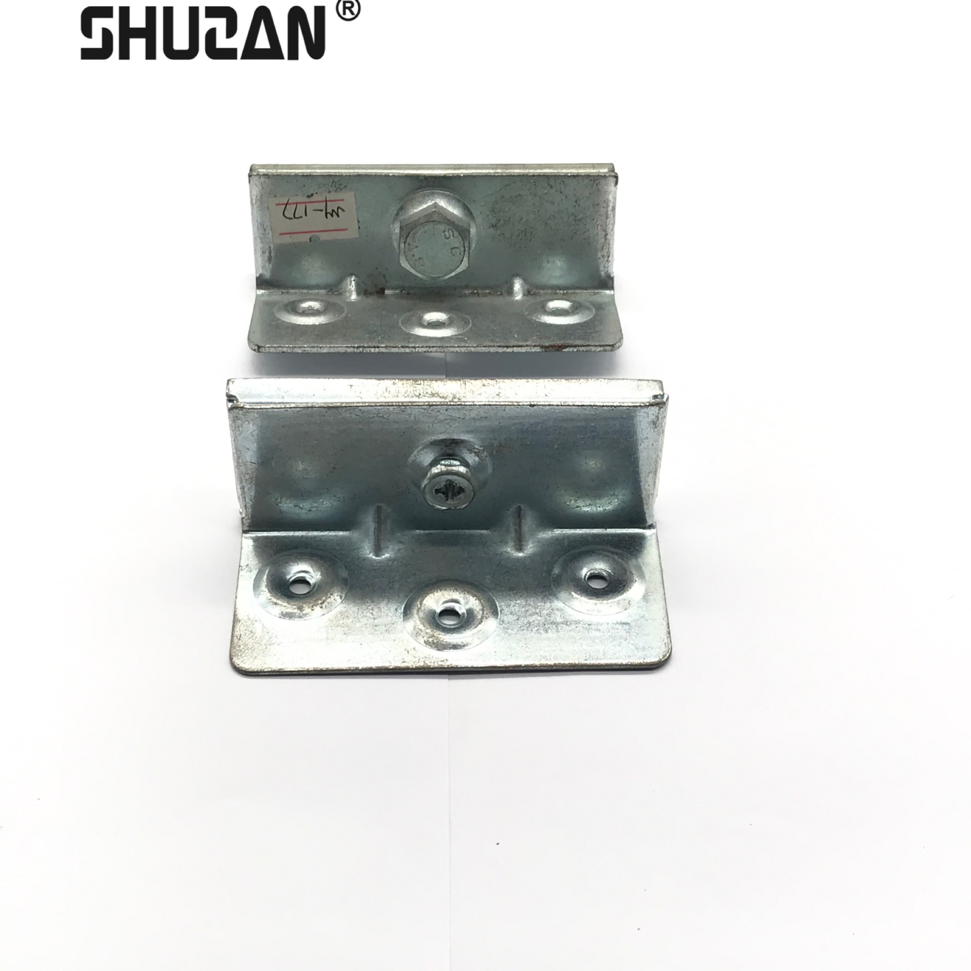 Shuzan high-quality brand screw bed hinge hangers, 4-inch and 6-inch thickened lock fastening bed plug accessories, essential for whole-house customization, old-fashioned bed lock factory direct sales 003 Item Picture