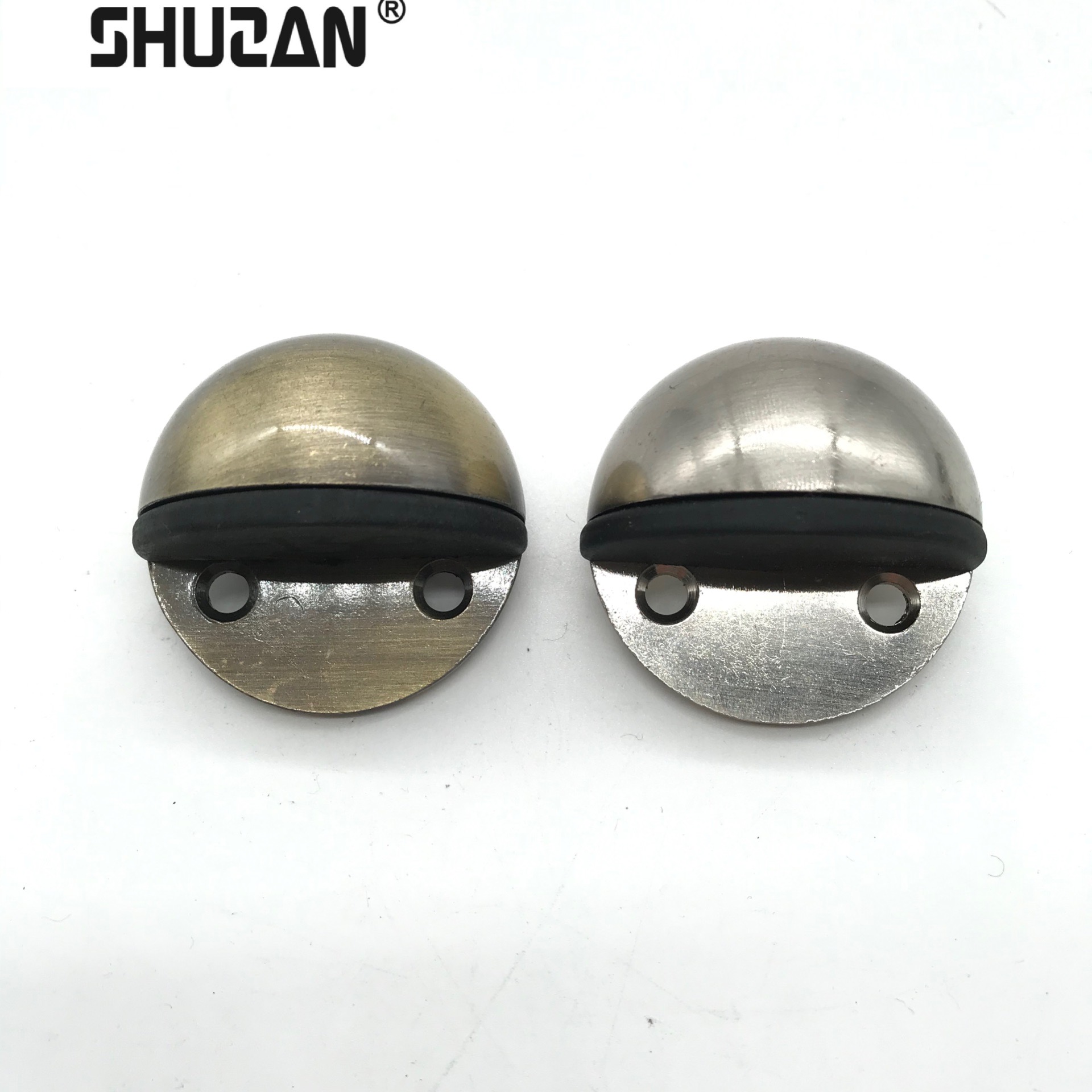 Shuzan silent anti-collision door stop, stainless steel door stop without drilling, bedroom door handle, anti-soil hanging door hardware accessories, ground impact glass door top B202 003 Application Scenario
