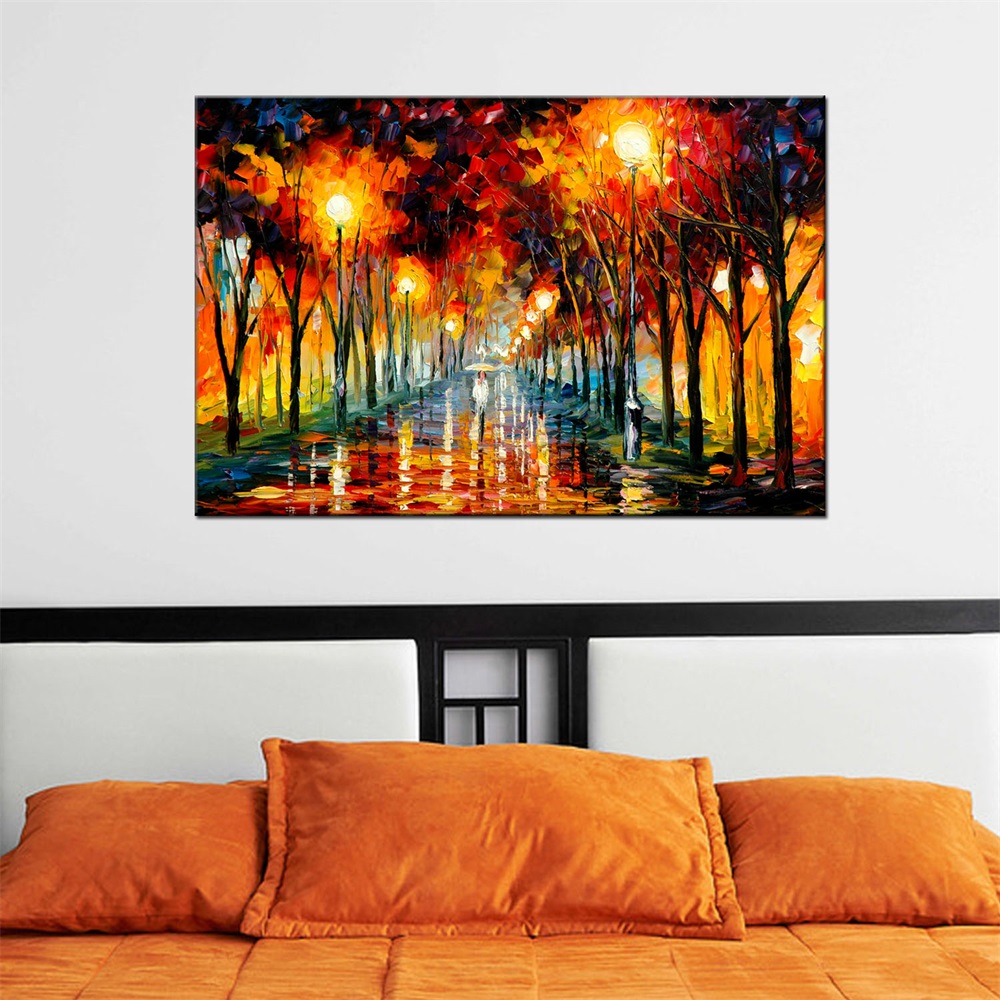 Jiusheng Oil Paintings, canvas paintings, frameless paintings, hotel oil paintings, spray paintings, printing paintings, factory direct sales, decorative paintings, oilpainting, various styles, welcome to customize with samples, large quantity discounts, landscape oil paintings, living room paintings Specification image