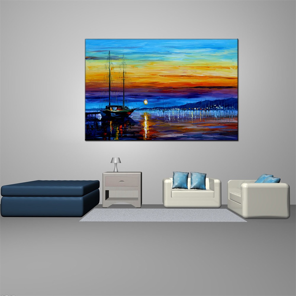 Jiusheng Oil Paintings, canvas paintings, frameless paintings, hotel oil paintings, spray paintings, printing paintings, factory direct sales, decorative paintings, oilpainting, various styles, welcome to customize with samples, large quantity discounts, landscape oil paintings, living room paintings Application Scenario