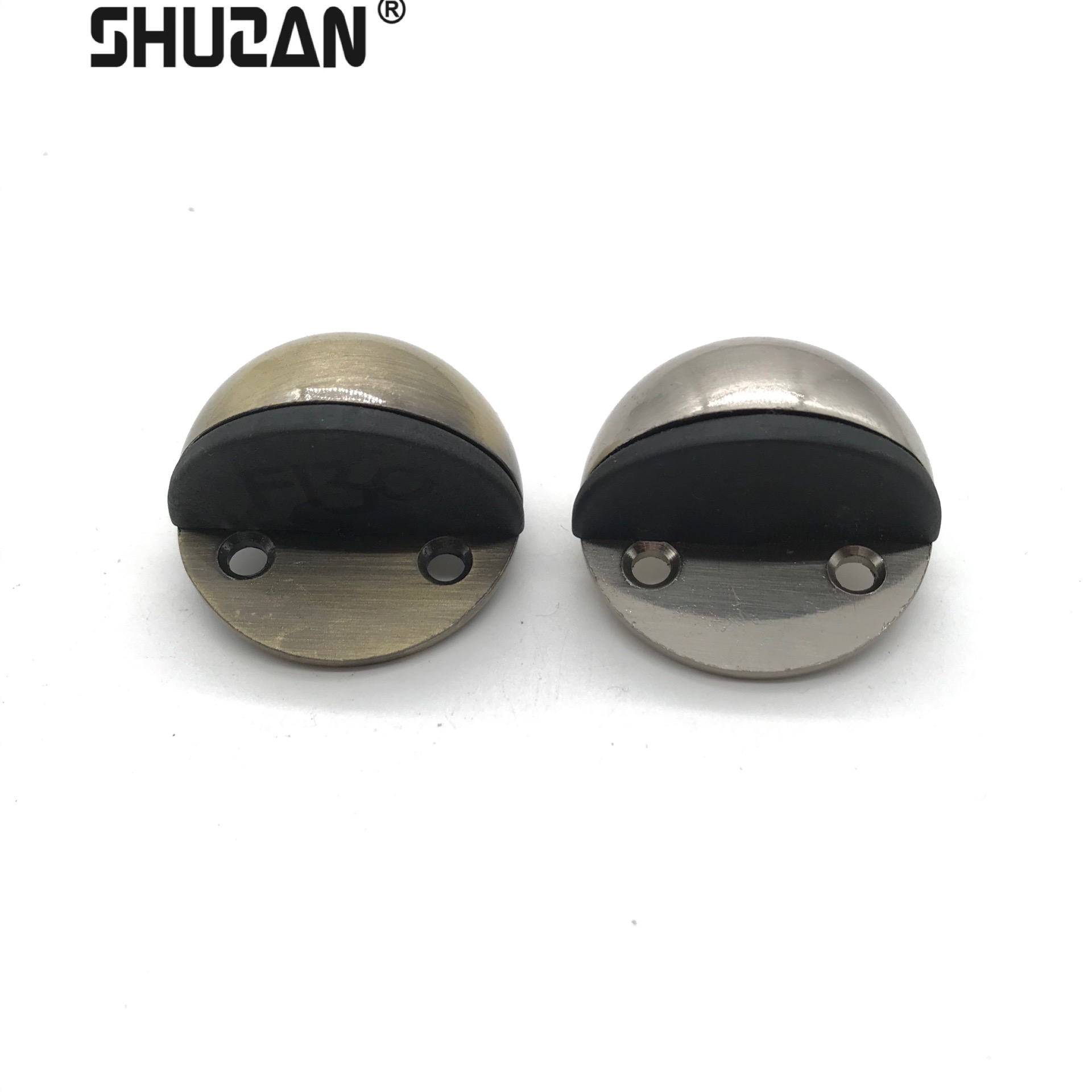 Shuzan silent anti-collision door stop, stainless steel door stop without drilling, bedroom door handle, anti-soil hanging door hardware accessories, ground impact glass door top B202 003
