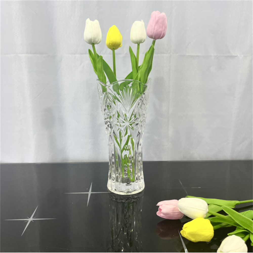 玻璃水养插花/客厅装饰摆件/个性水晶花瓶产品图