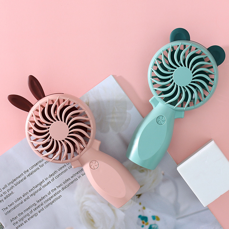 Cartoon handheld electric fan Application Scenario