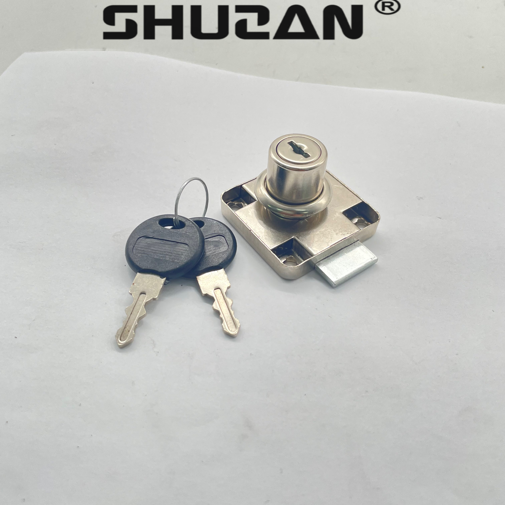 Shuzan computer desk drawer lock, file cabinet lock, furniture and household items, wardrobe door extension, central control pin lock, lock accessories Application Scenario