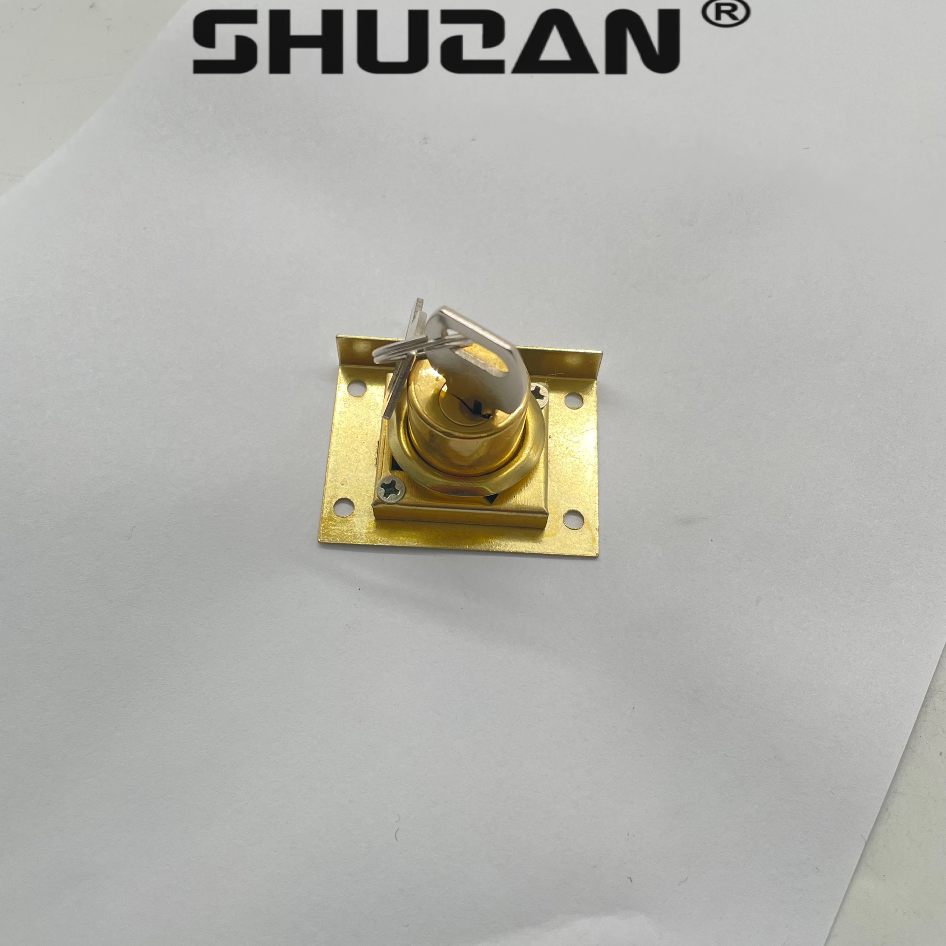 Shuzan door lock core, lock buckle, secure anti-theft door lock accessories, old-fashioned drawer lock, office furniture lock, cabinet door lock, safe and firm, model B2 003 Item Picture