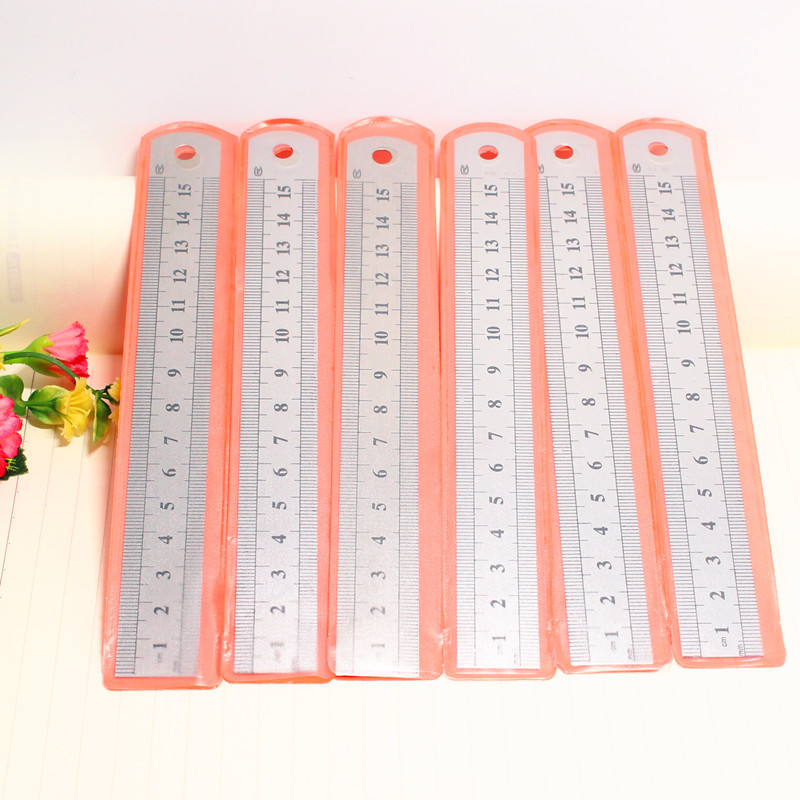 20cm stainless steel ruler and ruler, student office supplies Application Scenario