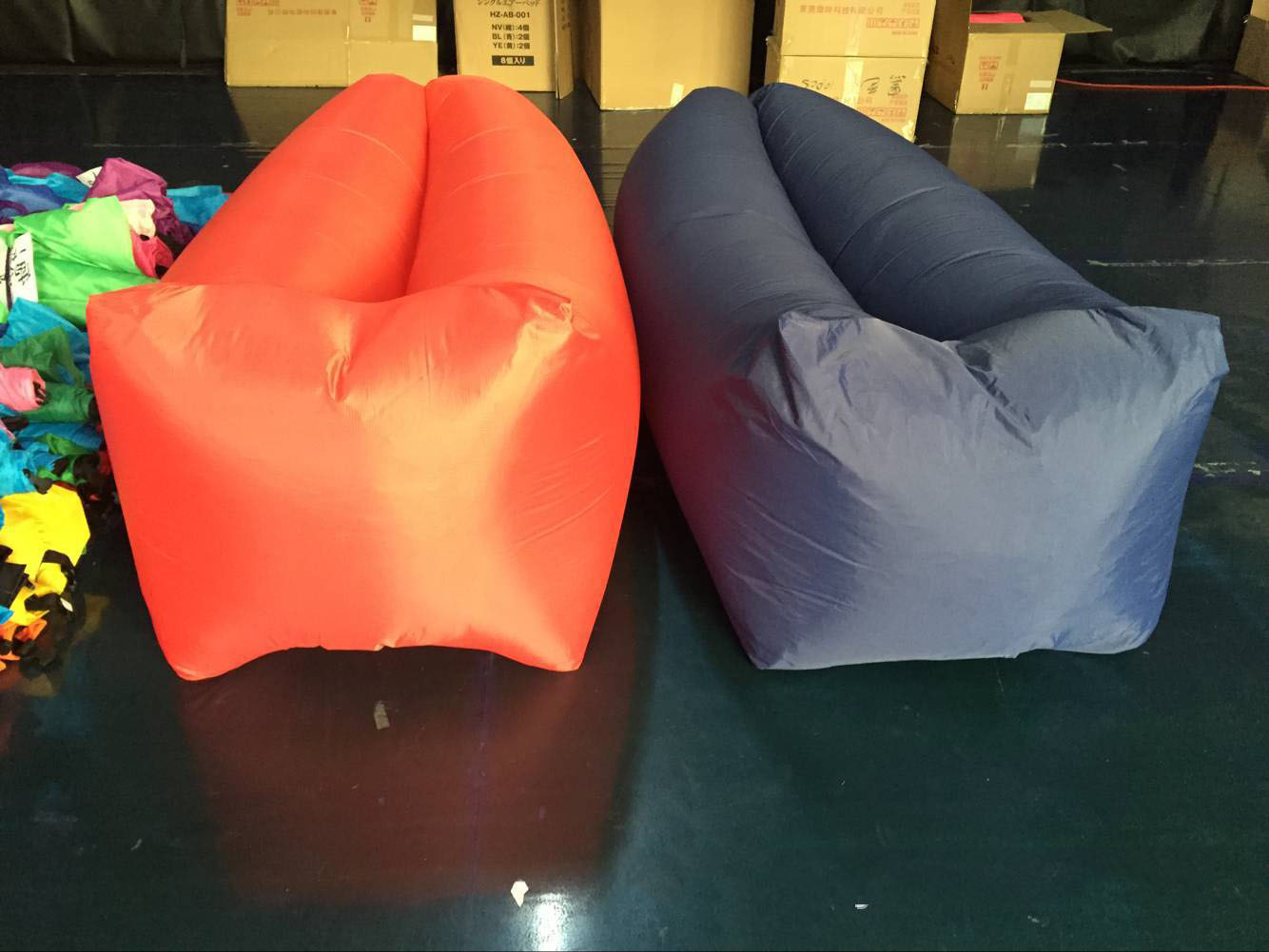 TS 厂家批发户外沙发便携懒人沙发 折叠充气床沙滩懒人空气沙发睡袋详情图1