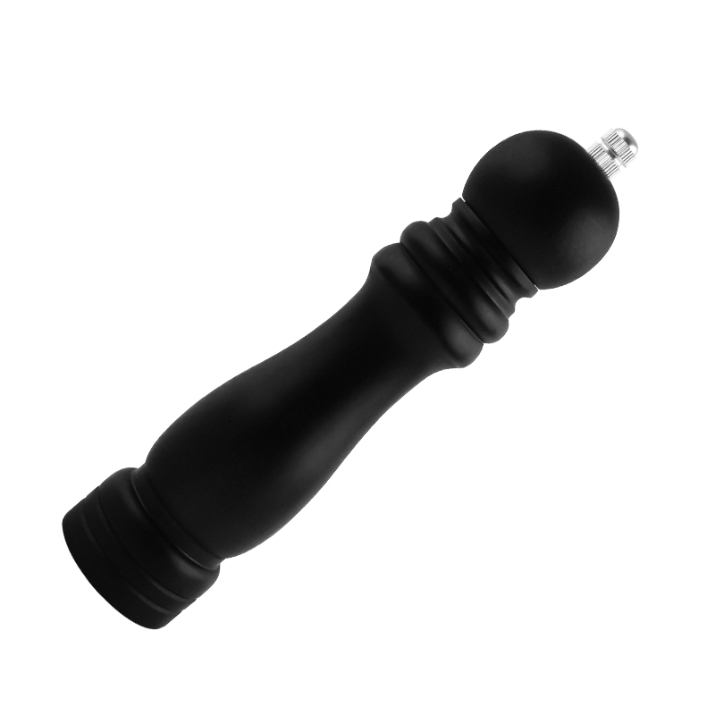 木质研磨器/陶瓷芯调味瓶/手动白底实物图