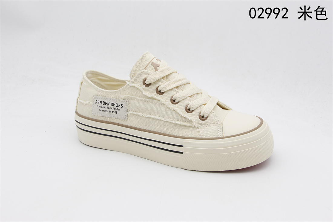 The Renben women's shoes 2992 fashionable canvas shoes are versatile and breathable details Picture