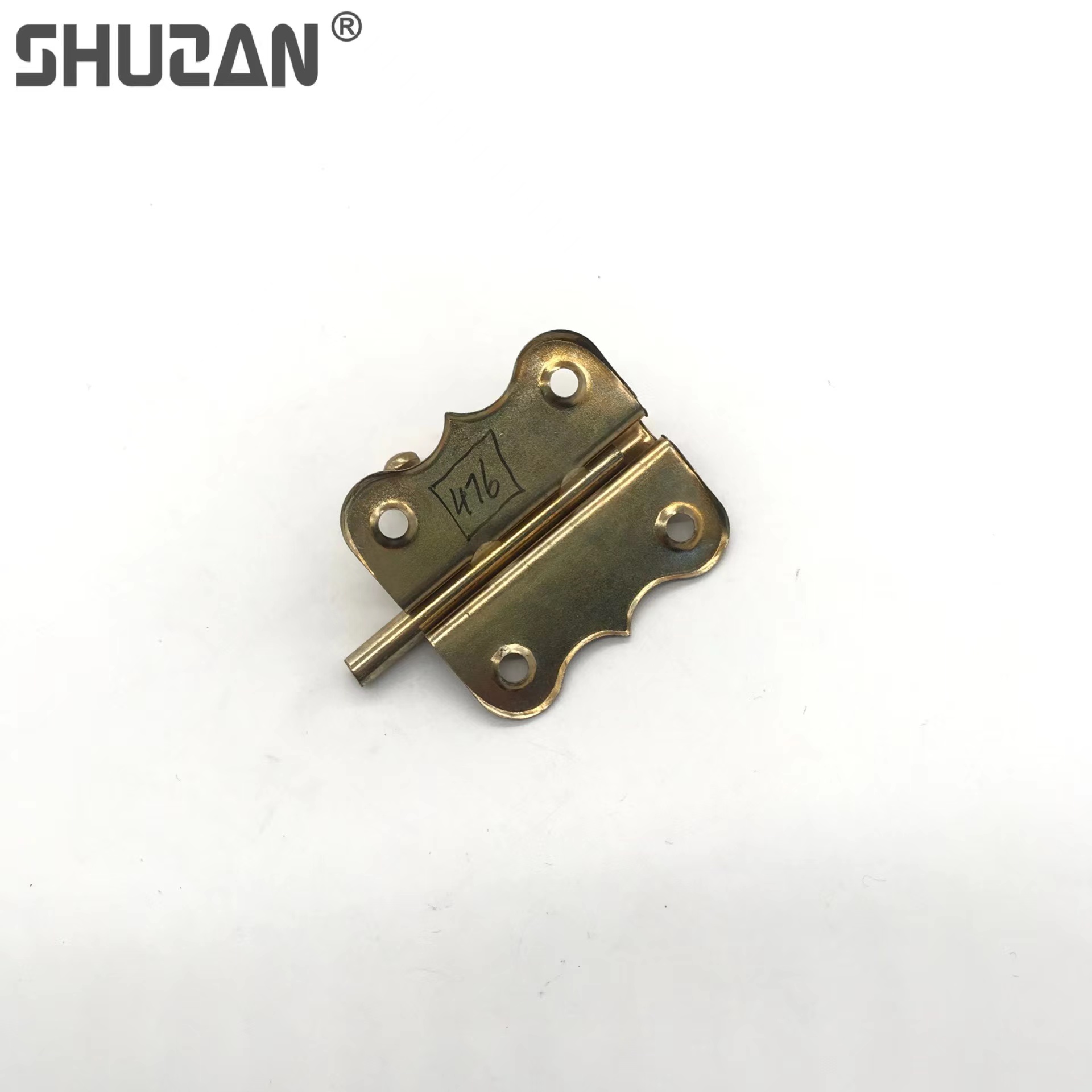 Shuzan brand guarantee: Hardware iron door bolt, butterfly-shaped latch, bathroom door, Chinese latch, home decoration door and window universal accessories B3 type 003 Specification image