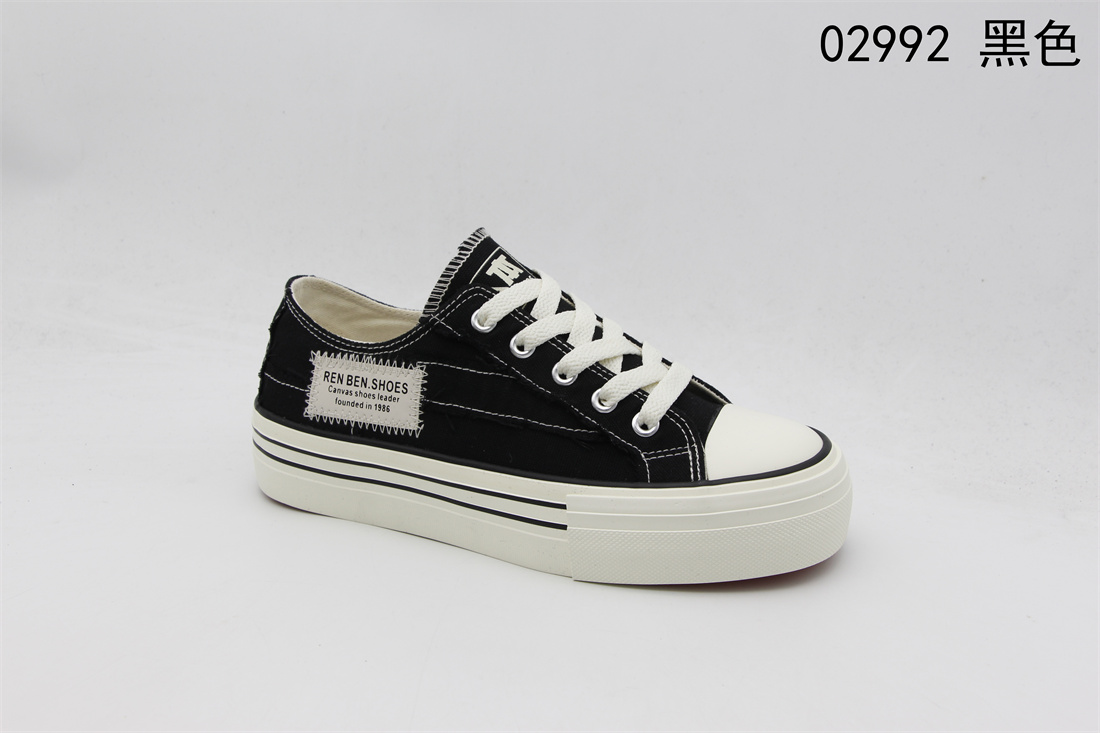 The Renben women's shoes 2992 fashionable canvas shoes are versatile and breathable Specification image