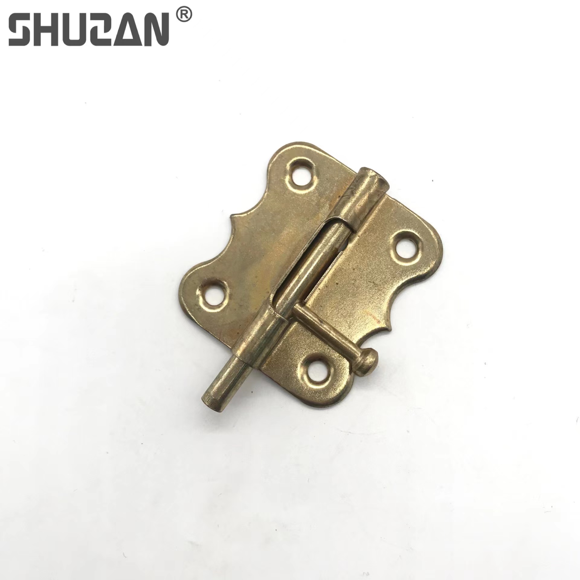Shuzan brand guarantee: Hardware iron door bolt, butterfly-shaped latch, bathroom door, Chinese latch, home decoration door and window universal accessories B3 type 003 Item Picture
