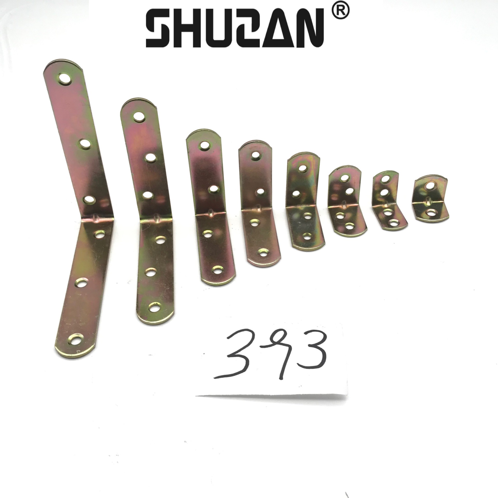 Shuzan rich marca hierro plateado color código de esquina ángulo recto de 90 grados hierro angular fijo soporte tipo L armario muebles conexión fija otros accesorios de hardware general engrosado y duradero 703 003
