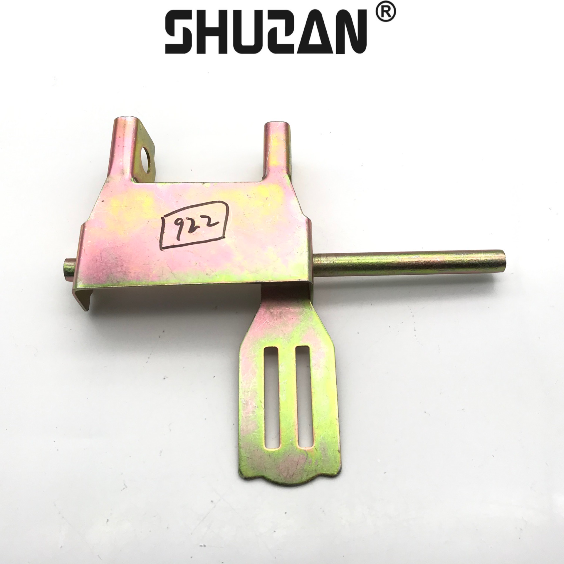 Shuzan Rich Brand 304 dust collector, pin tube, pin lock, thickened mother-and-child door, floor plug dust collector, door and window accessories, old-fashioned door bolt, anti-theft latch, wooden door exposed pin, aluminum pin 802 003 details Picture