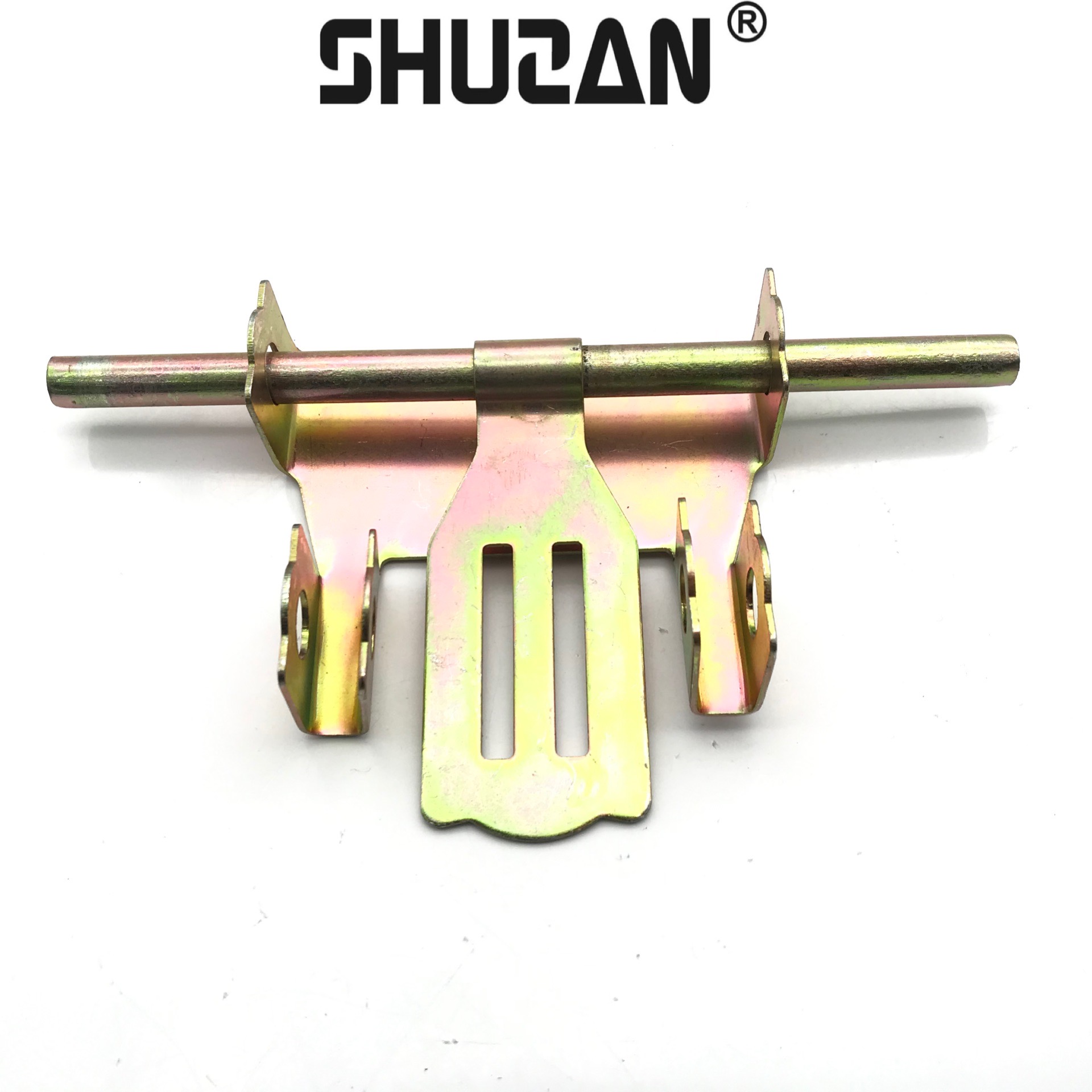 Shuzan Rich Brand 304 dust collector, pin tube, pin lock, thickened mother-and-child door, floor plug dust collector, door and window accessories, old-fashioned door bolt, anti-theft latch, wooden door exposed pin, aluminum pin 802 003 Specification image