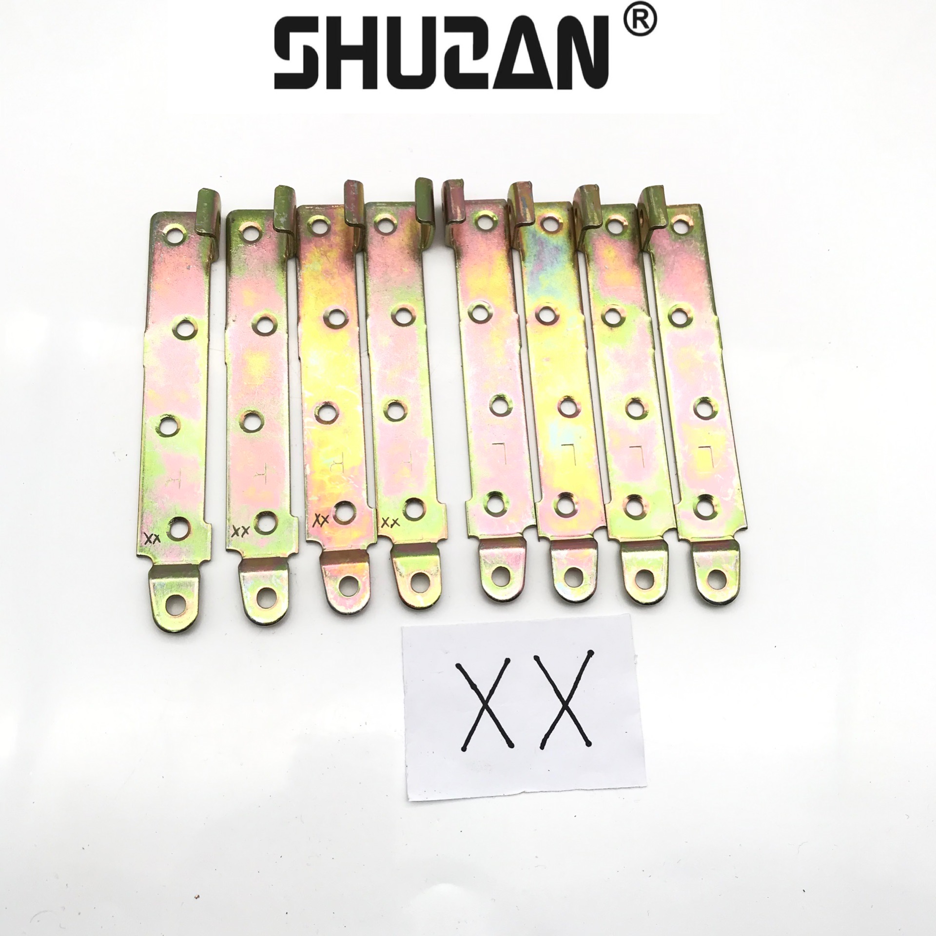 Shuzan heavy-duty bed hanging connection parts, bed hinges, bed pin fasteners, solid wood bed screws, hanging fasteners, hardware accessories, thickened bed hinges, firm connection Application Scenario