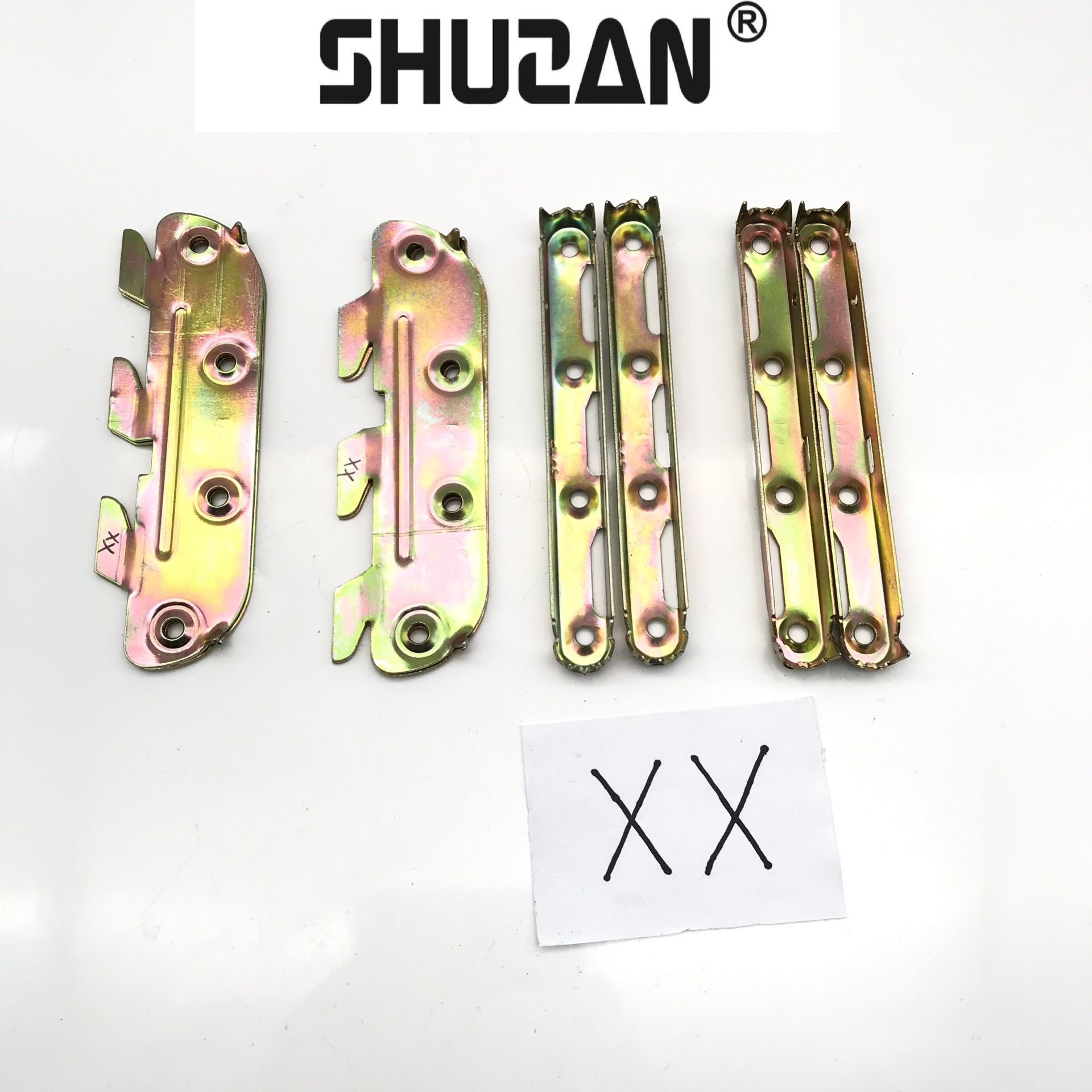 Shuzan Durable heavy-duty bed hanging connection parts, bed hinges, bed pin fasteners, solid wood bed reinforcement screws, hanging fasteners, hardware accessories, bed buckles Application Scenario