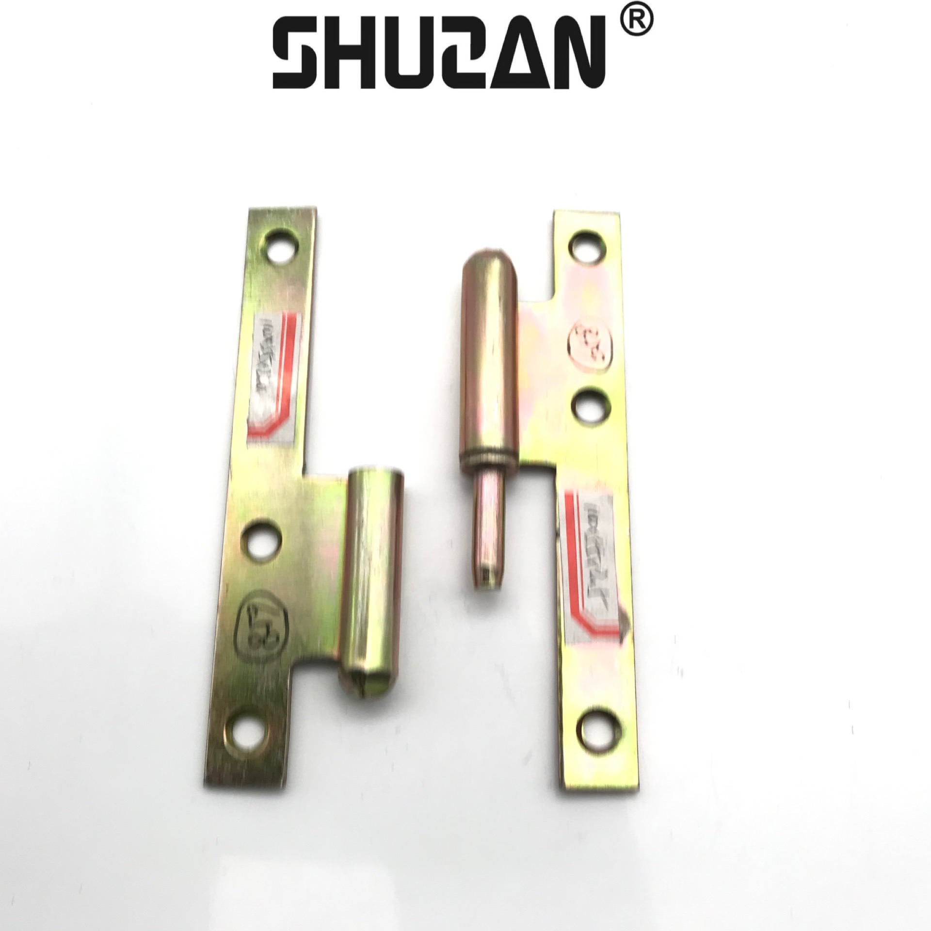 Shuzan hydraulic hinge H-shaped color zinc furniture hinge hardware accessories with adjustable torque, silent buffer details Picture