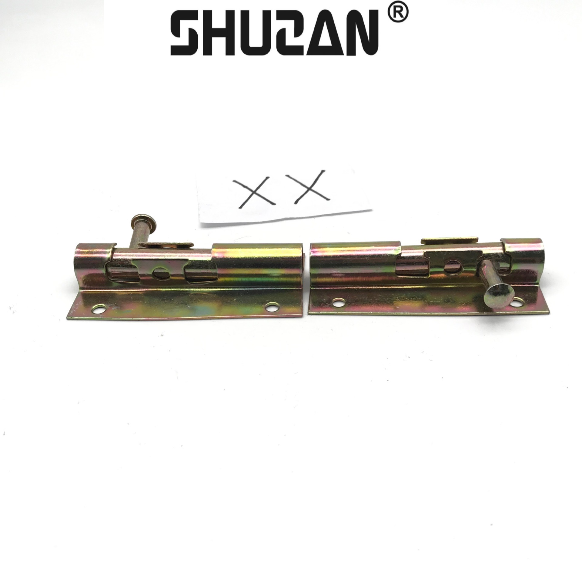 Shuzan pin lock thickened 304 dust-proof device, pin tube wooden door, antique solid door latch, copper pin, mother-and-child door floor plug, dust-proof tube hardware accessories Application Scenario