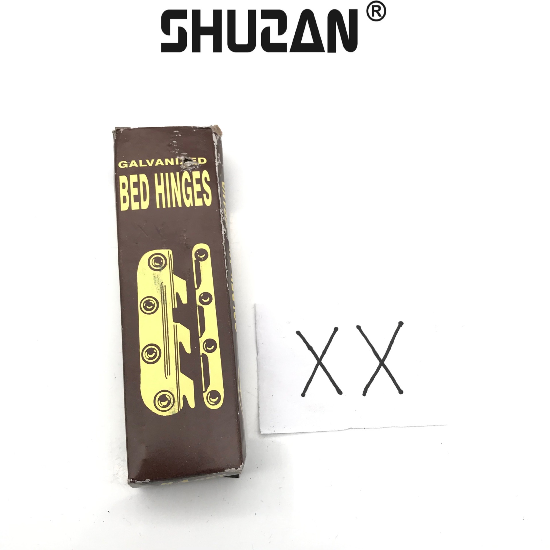 Shuzan Durable heavy-duty bed hanging connection parts, bed hinges, bed pin fasteners, solid wood bed reinforcement screws, hanging fasteners, hardware accessories, bed buckles Item Picture
