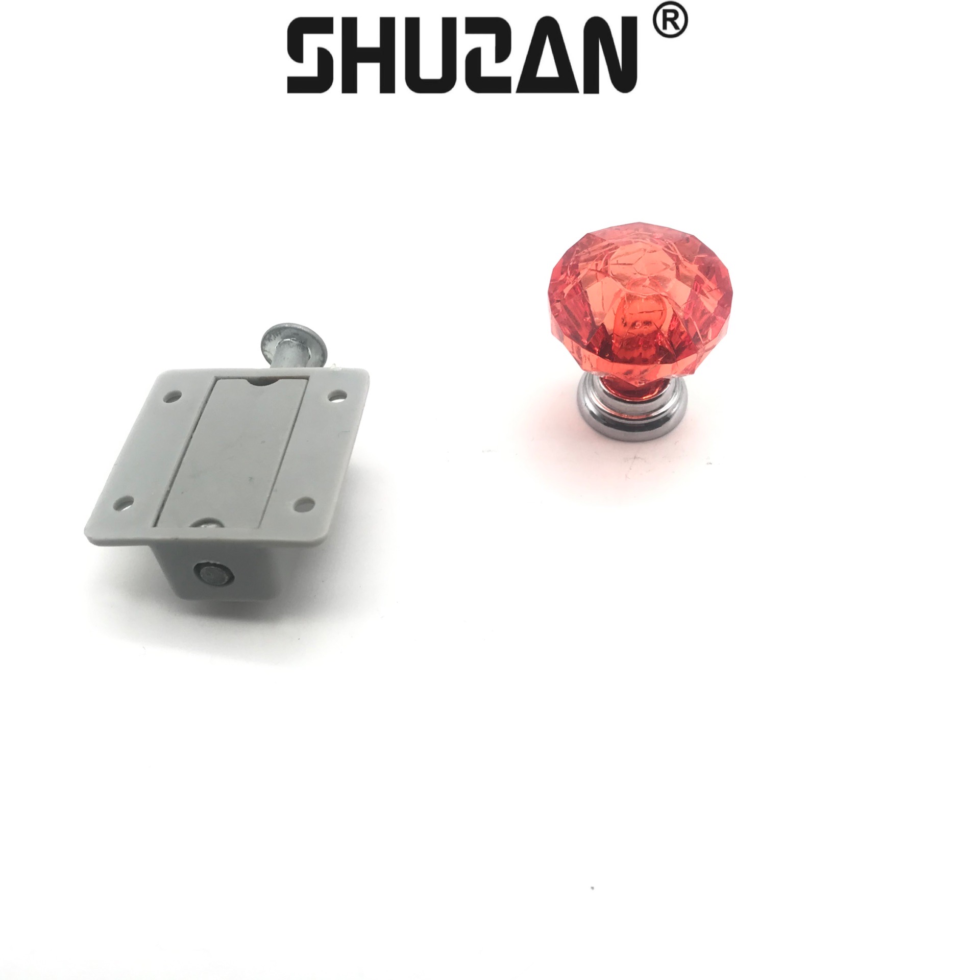 Shuzan 304 dust collector pin tube ABS self-spring pin, furniture automatic button rod, female door floor plug dust collector, model X1 003 Application Scenario