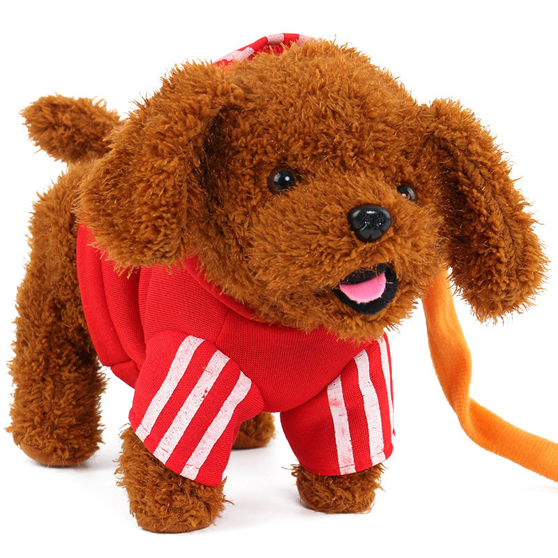 The new popular and best-selling electric plush toy, the leash dog series, which can walk, is from the music company HNR Application Scenario