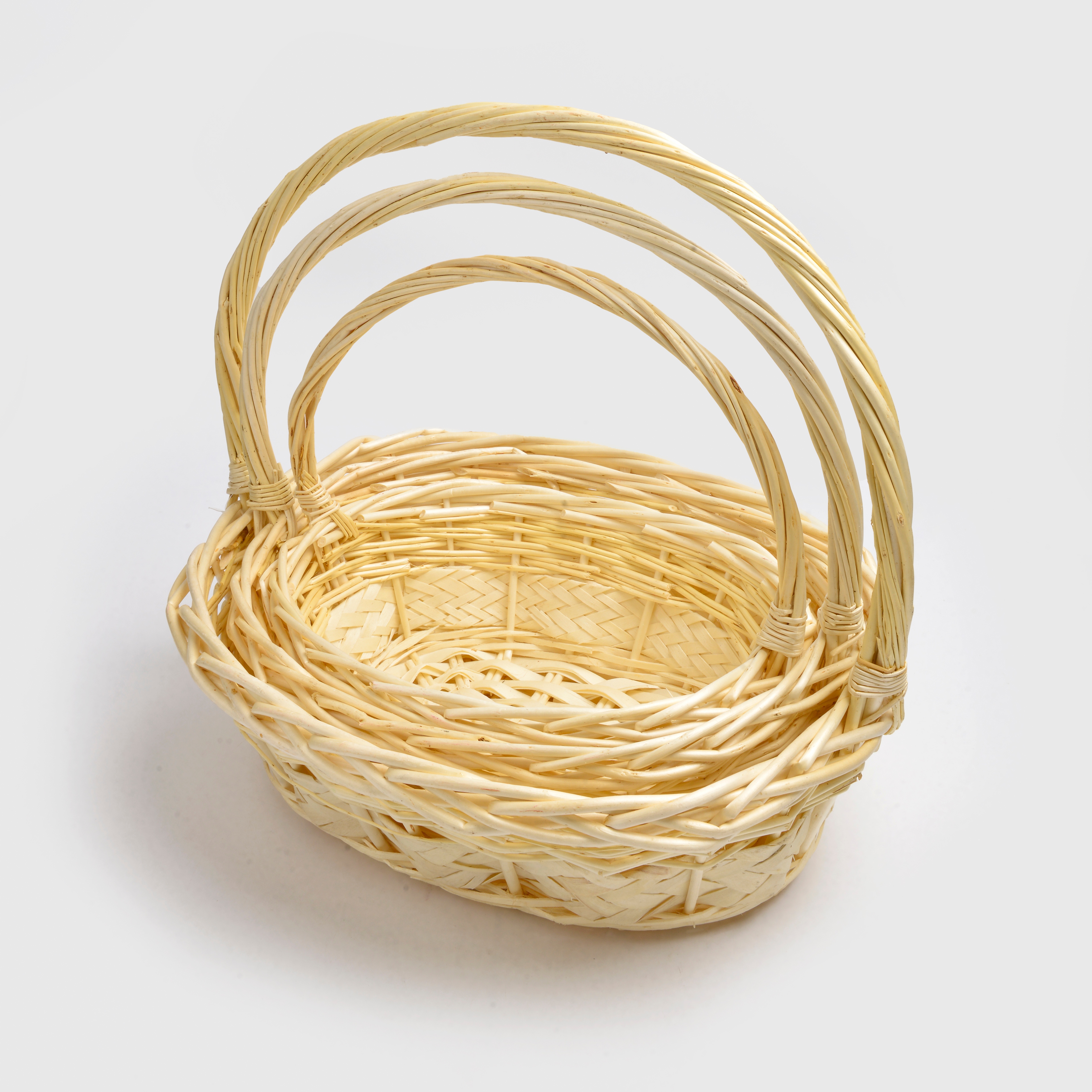 2022新款水果篮收纳篮花篮三个尺寸椭圆形