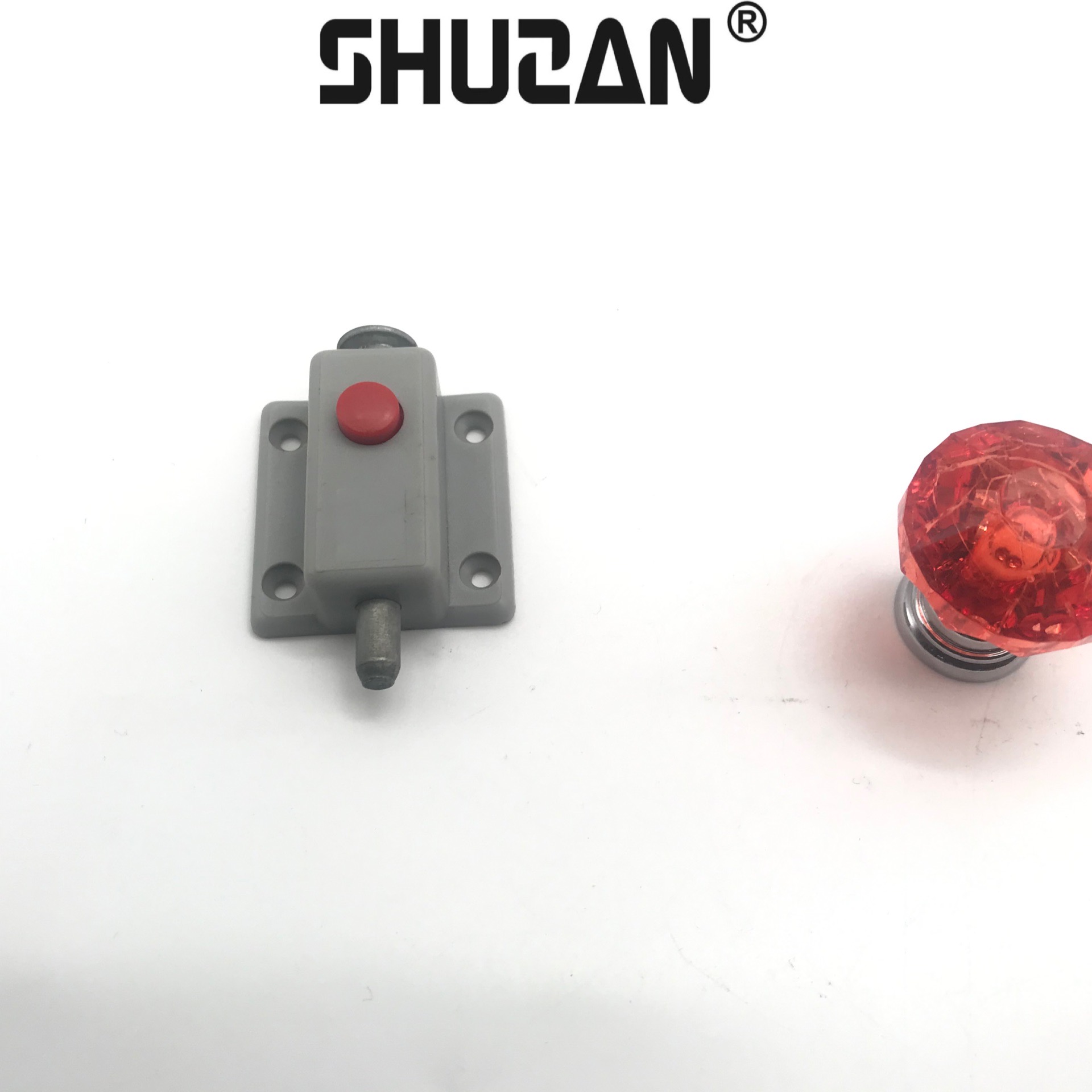 Shuzan 304 dust collector pin tube ABS self-spring pin, furniture automatic button rod, female door floor plug dust collector, model X1 003 Item Picture
