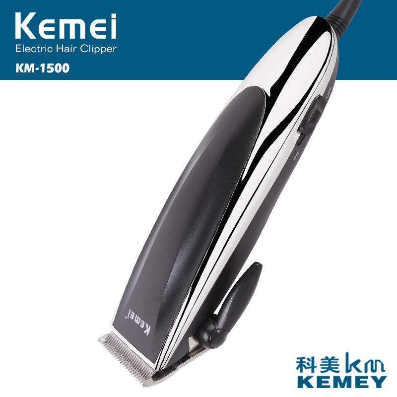 跨境厂家直供 科美 Kemei 头发修剪器便宜的可充电理发器 KM-1500 批发