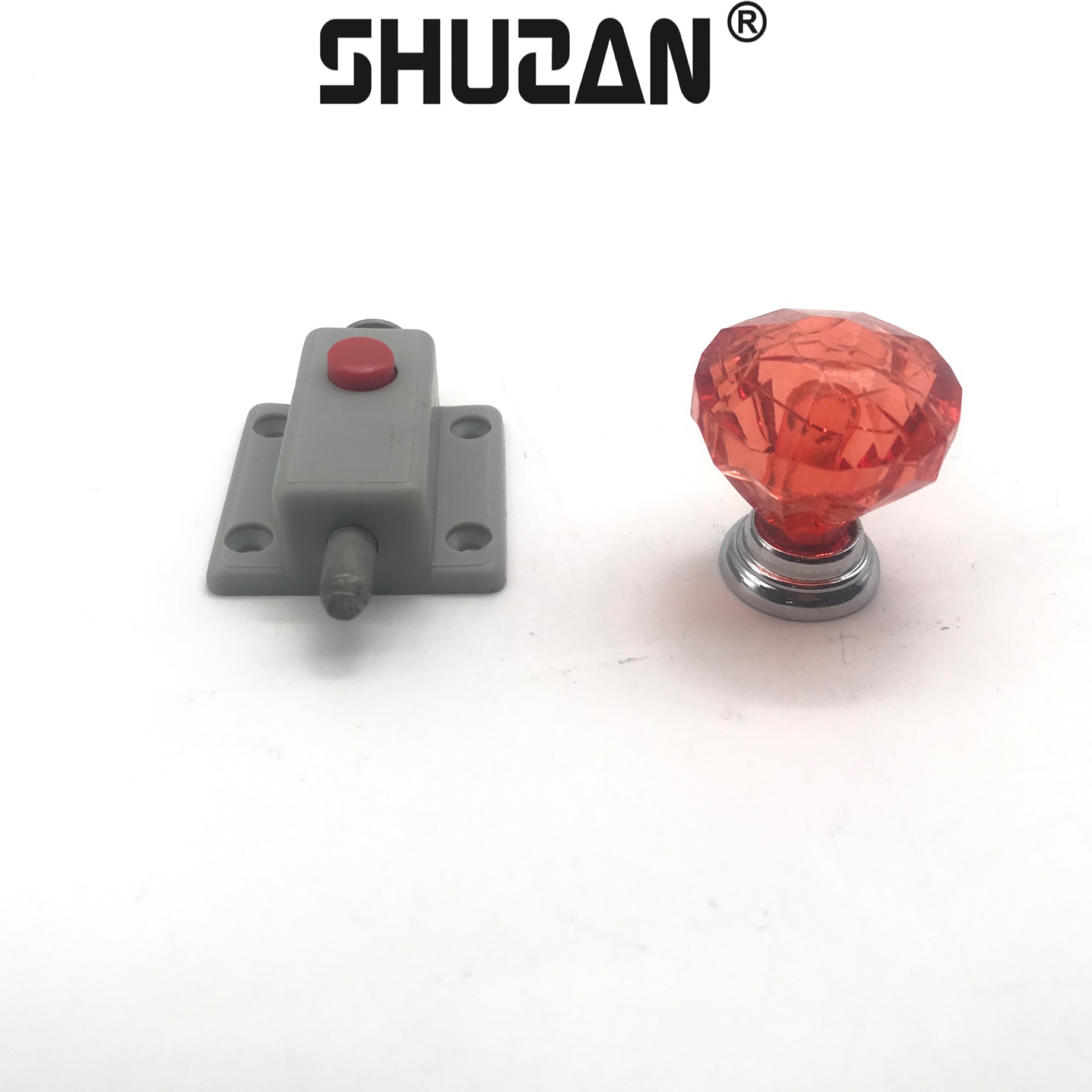 Shuzan 304 dust collector pin tube ABS self-spring pin, furniture automatic button rod, female door floor plug dust collector, model X1 003 Specification image