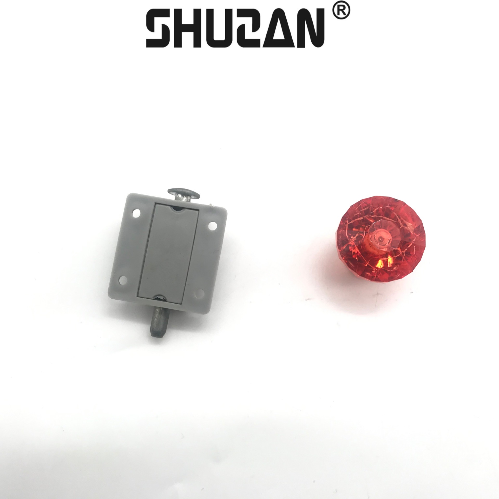 Shuzan 304 dust collector pin tube ABS self-spring pin, furniture automatic button rod, female door floor plug dust collector, model X1 003 details Picture