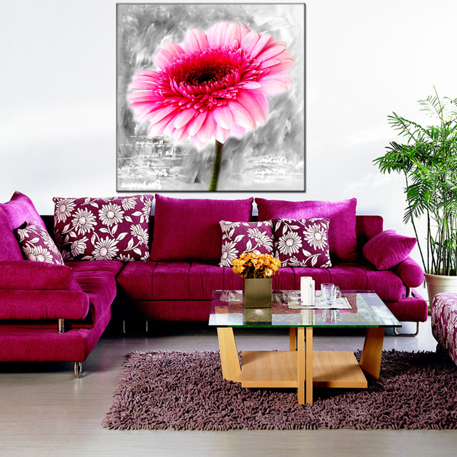 Jiusheng Flower Oil Paintings, Still life Oil Paintings, canvas Paintings, frameless paintings, hotel oil paintings, spray paintings, printed paintings, factory direct sales, decorative paintings, oilpainting, various styles, welcome to customize with samples, large quantities 024 Specification image