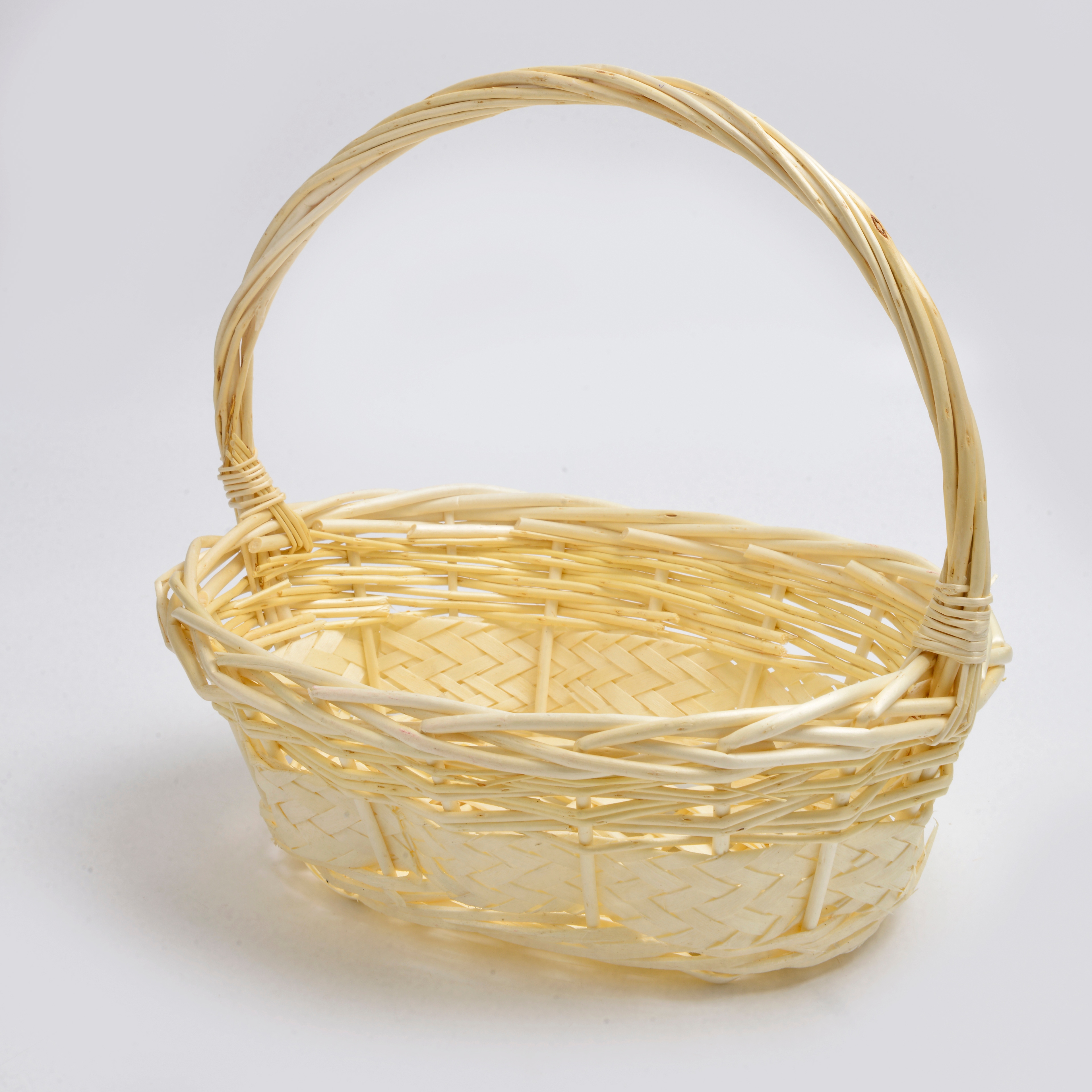 花篮/收纳筐/水果篮白底实物图