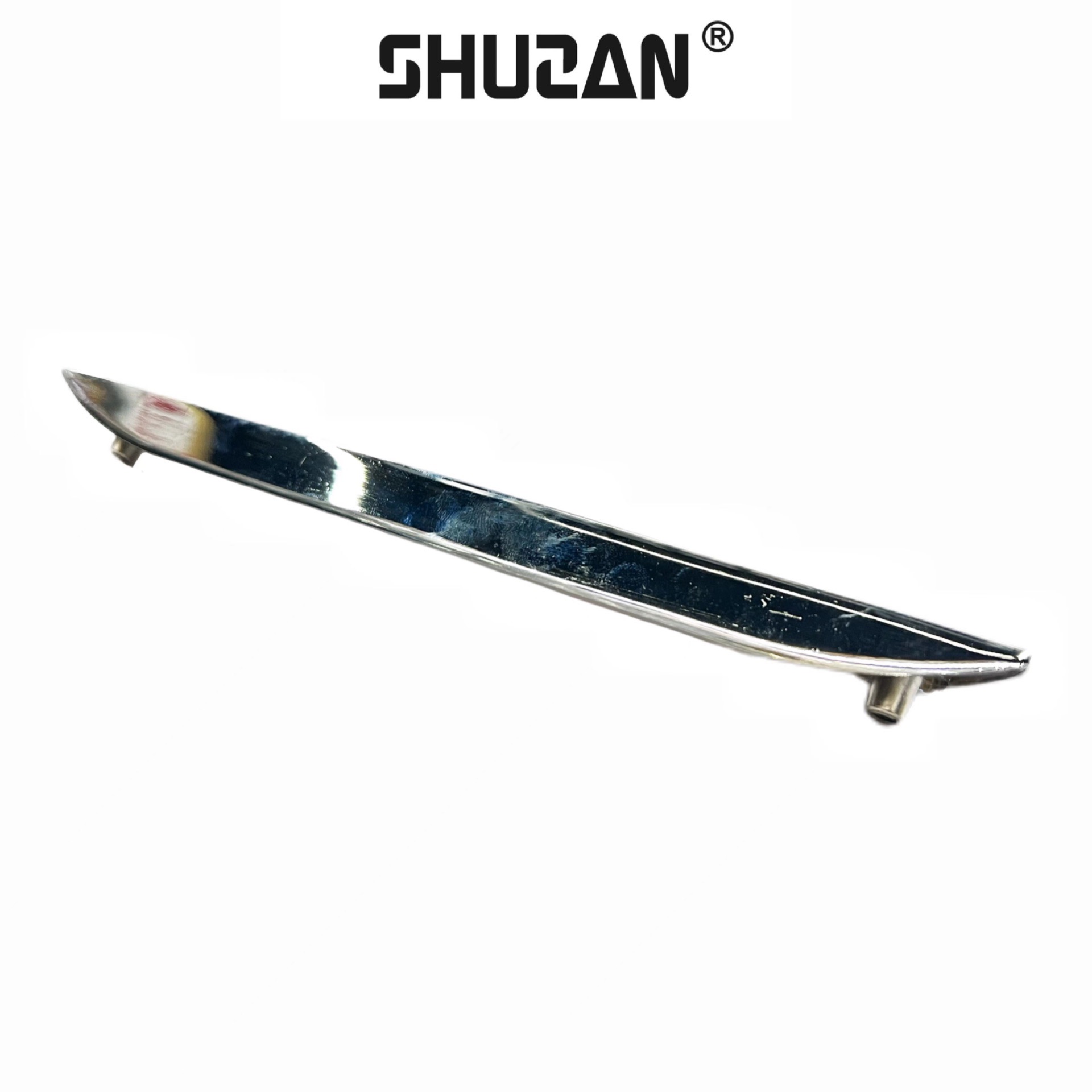 Shuzan Nordic light luxury style furniture handles made of 304 stainless steel for drawers, cabinets, shoe cabinets and wardrobes. The door handles are easy to install Specification image